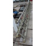 2 ALUMINIUM LADDERS (WORKING) NO VAT