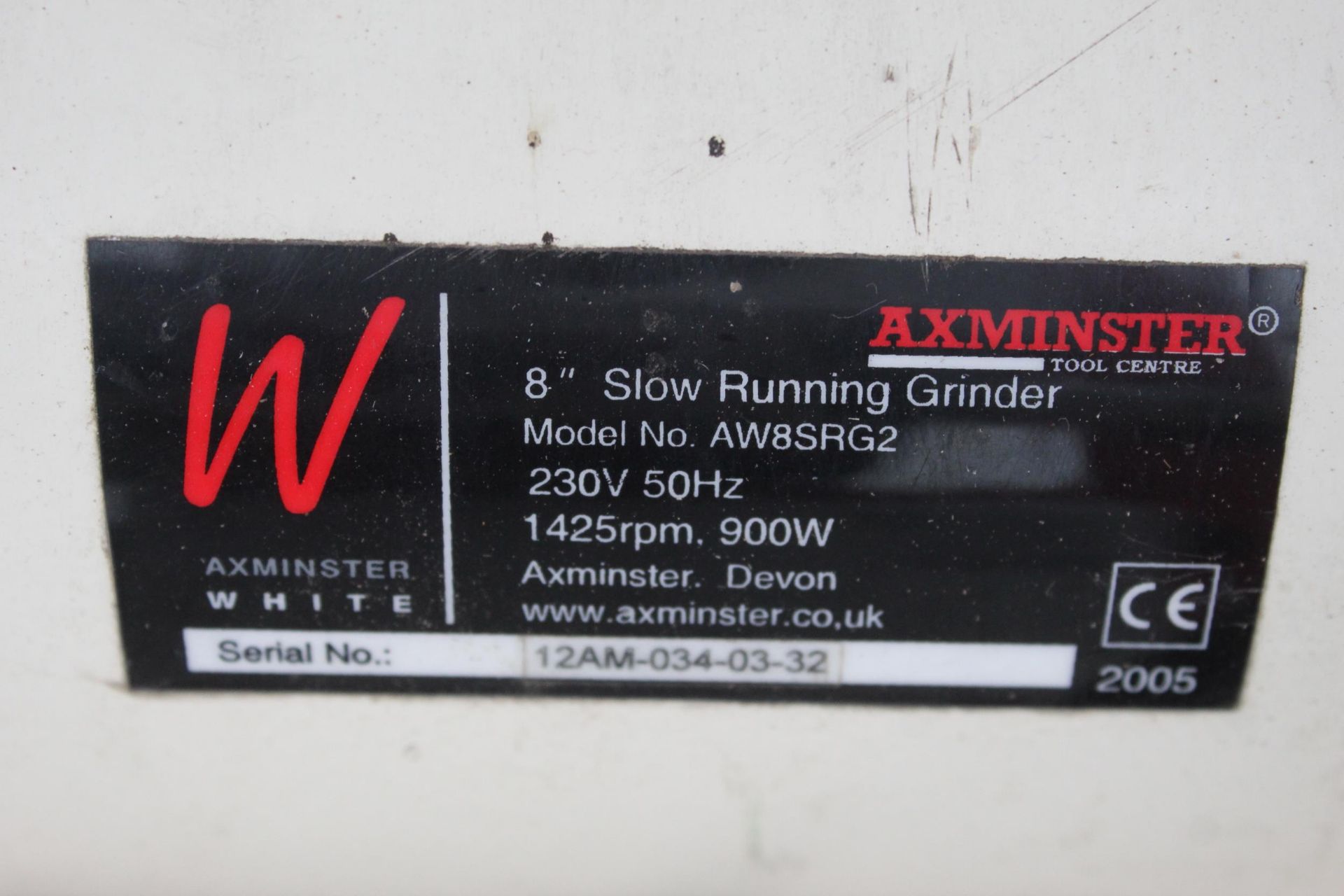 AXMINSTER 8"SLOW RUNNING GRINDER NO VAT - Image 3 of 3