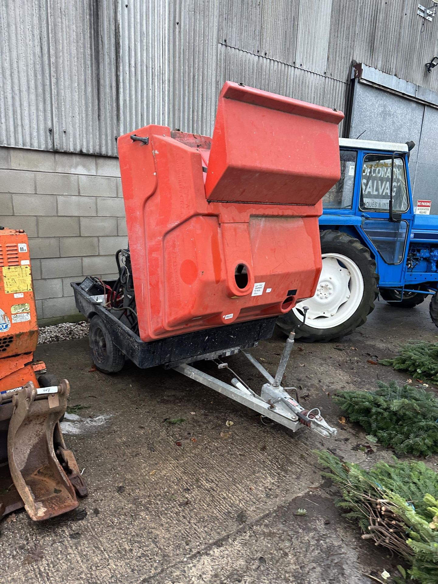 A STREET LASER BOWSER DIESEL POWERED STEAM CLEANER/WASHER - NO VAT