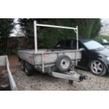 IFOR WILLIAMS 10' EXCAVATOR TRAILER. NO VAT