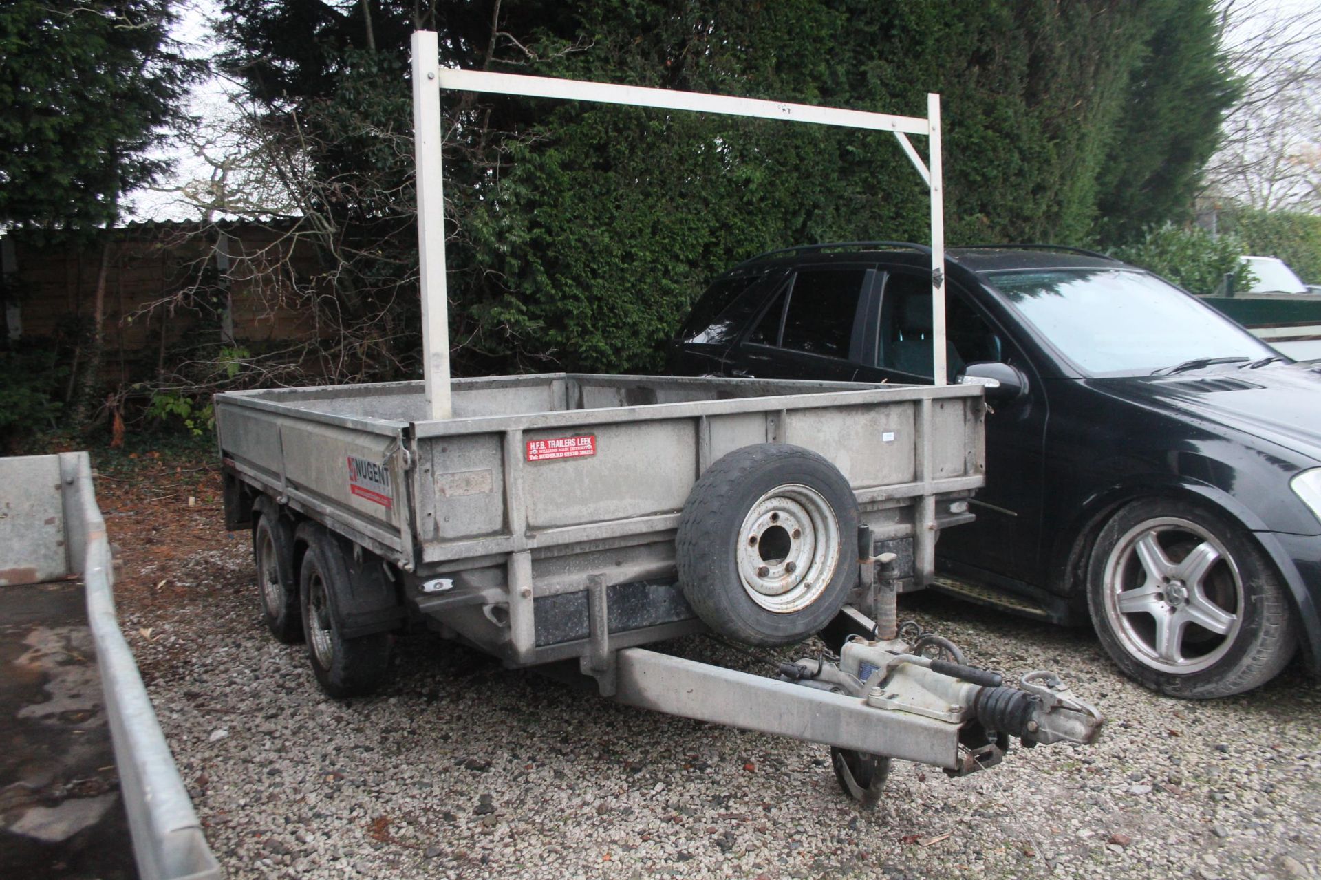 IFOR WILLIAMS 10' EXCAVATOR TRAILER. NO VAT