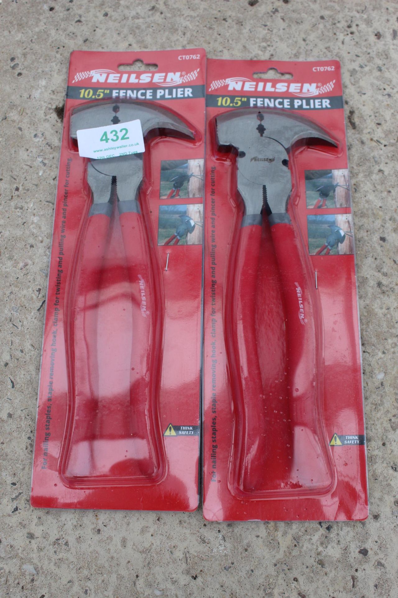 2 PAIRS OF FENCING PLIERS + VAT