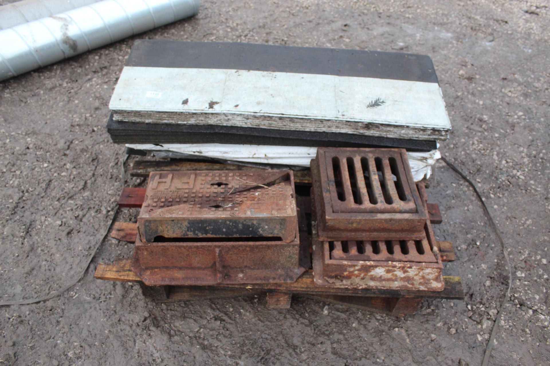 PALLET OF GRIDS ETC. NO VAT