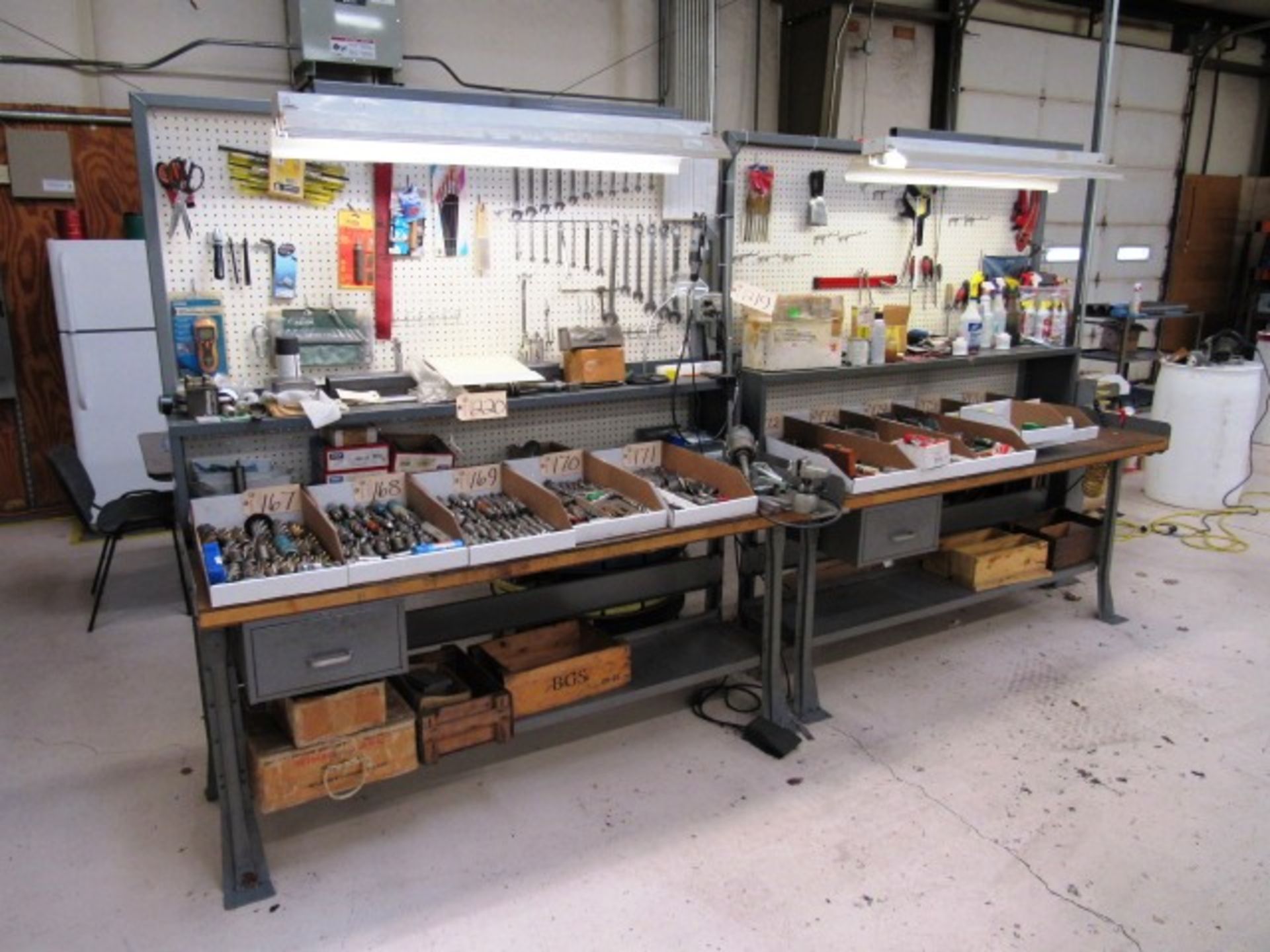 (2) Workbenches (no lots or foreman drill)