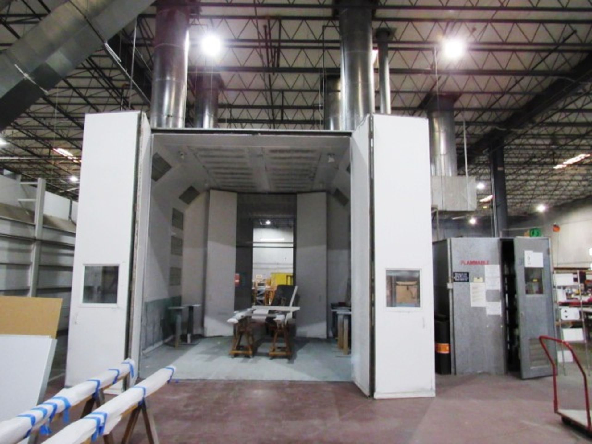 Romac Manual Paint Booth / Combination Curing Oven