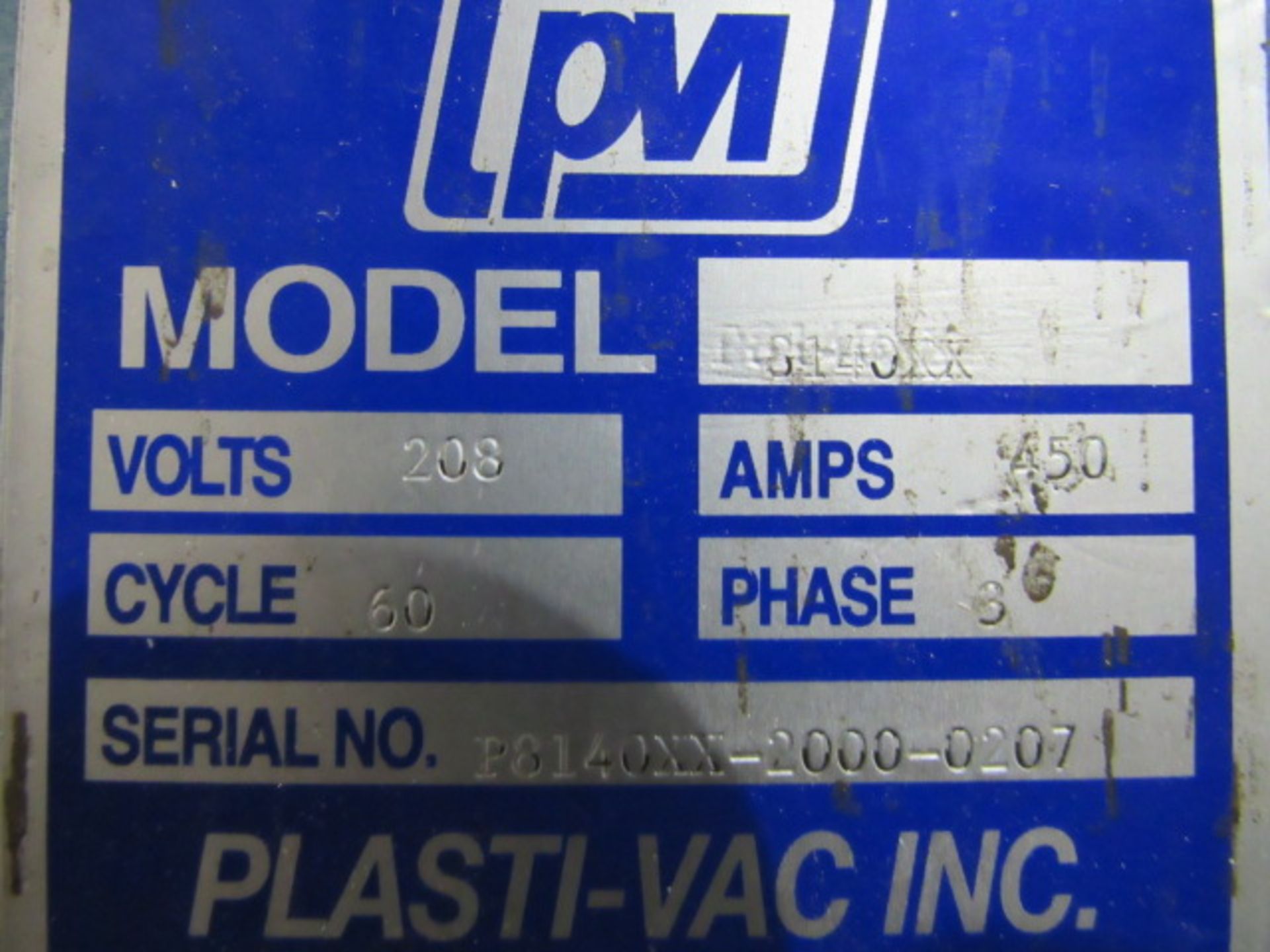 PVI 8140 Thermoforming Vacuum Former - Image 11 of 11