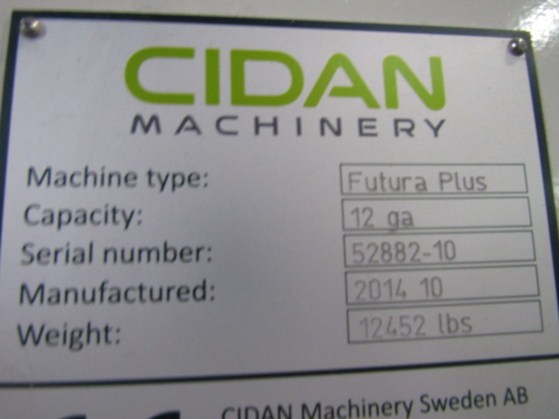 Cidan Futura Plus 40 CNC Folding Machine - Image 9 of 9