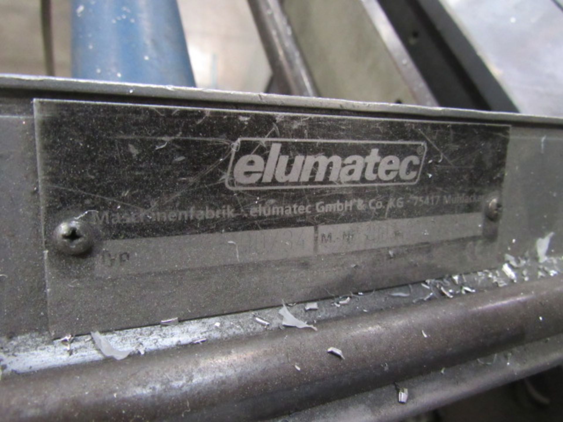 Elumatec Model MGS 142/11 Automatic Mitre Cutting Aluminum Saw - Image 9 of 12