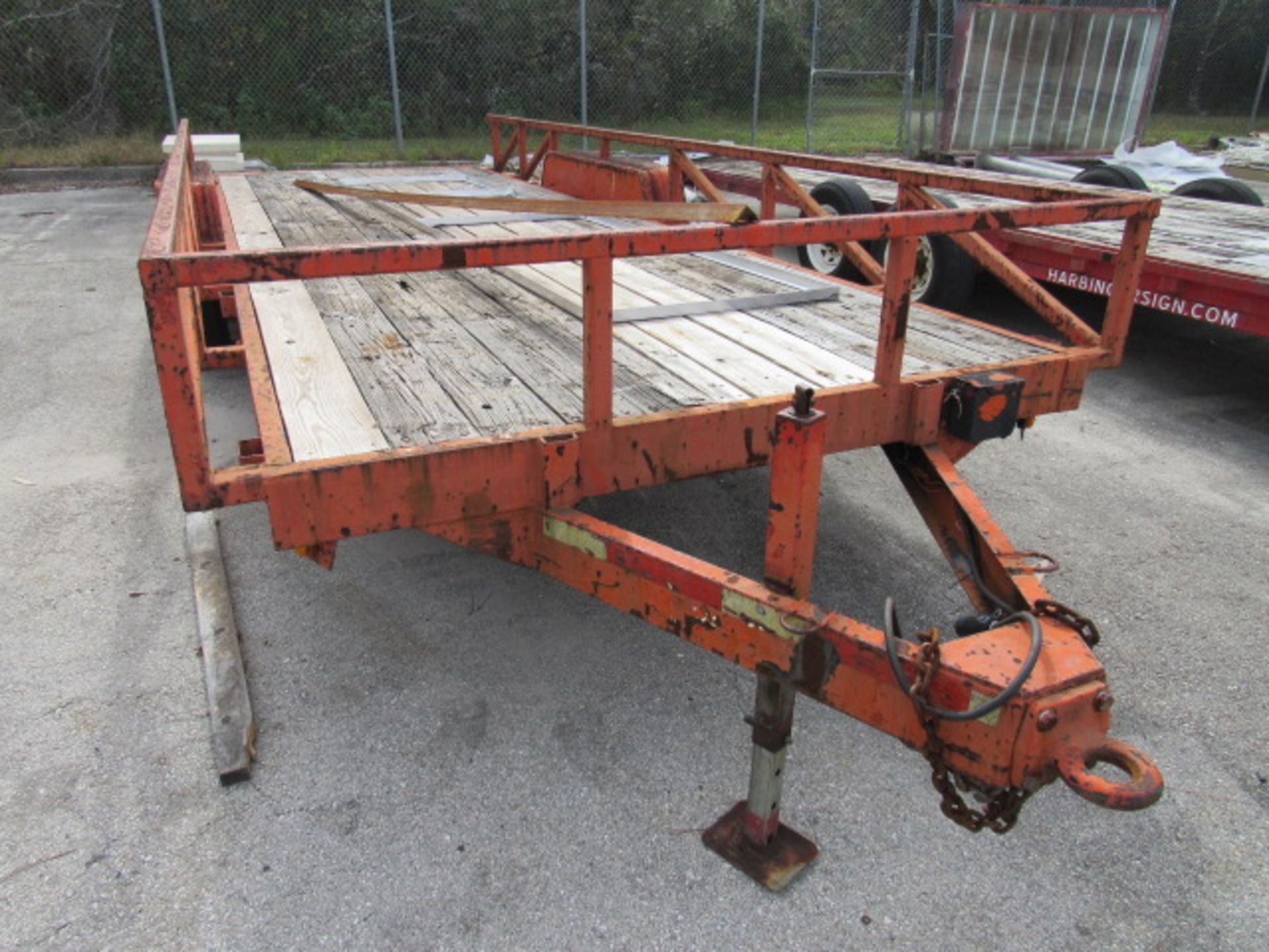 8' x 20' Wood Dual Axel Trailer - Image 2 of 8