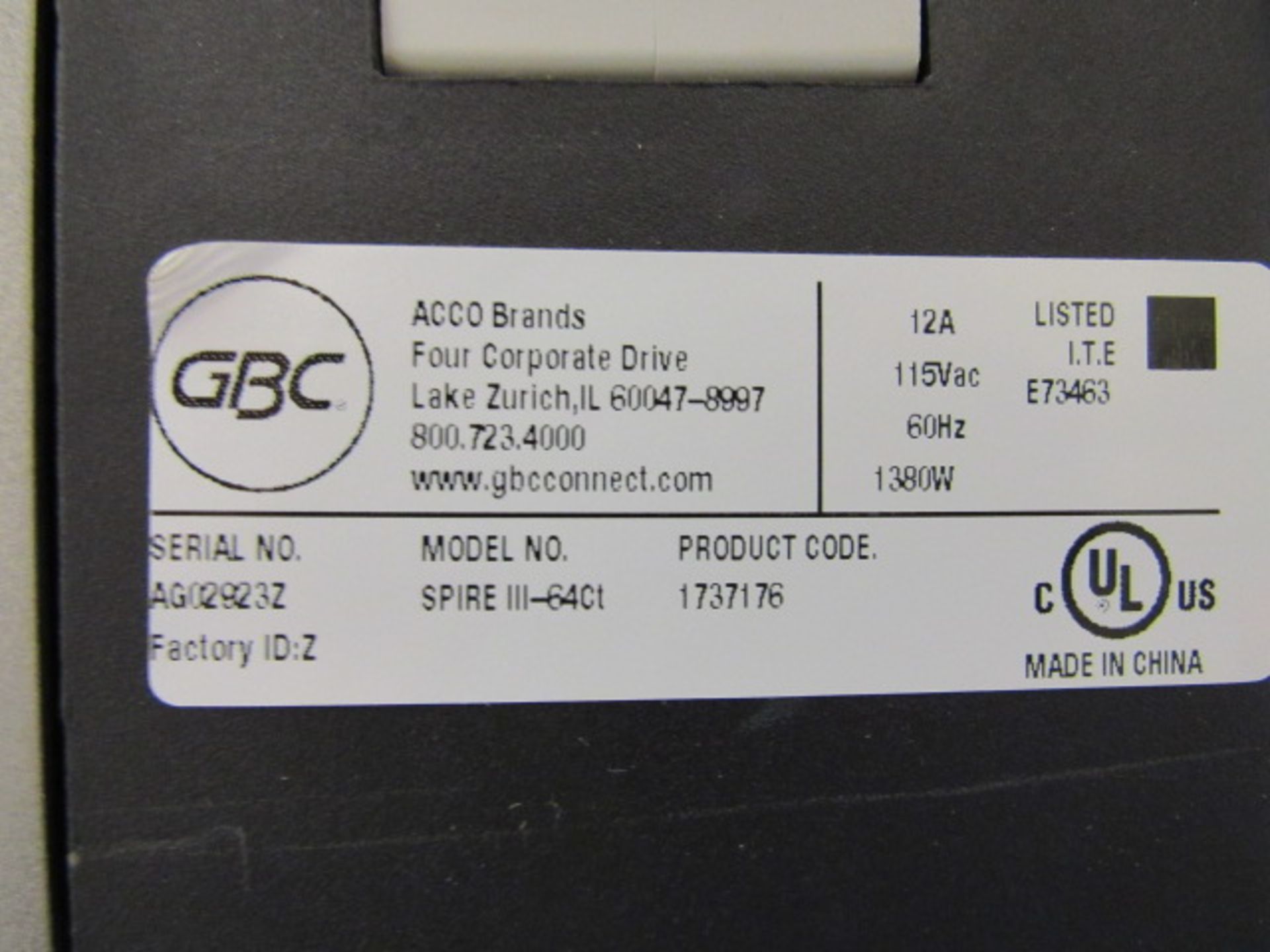 GBC SPIRE III-64CT Digital Laminator - Image 11 of 11