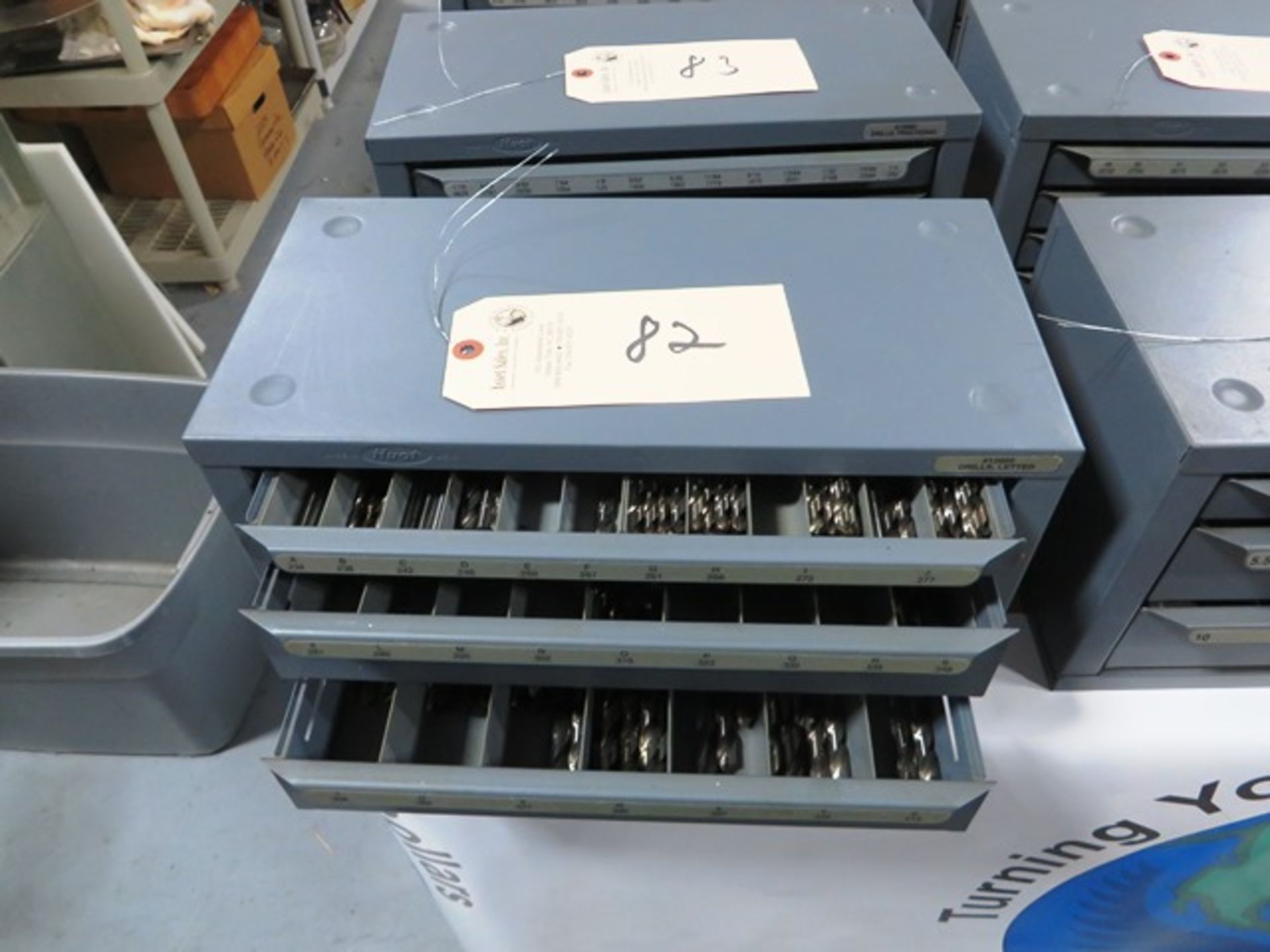 Huot 3 Drawer Index Box with Drills