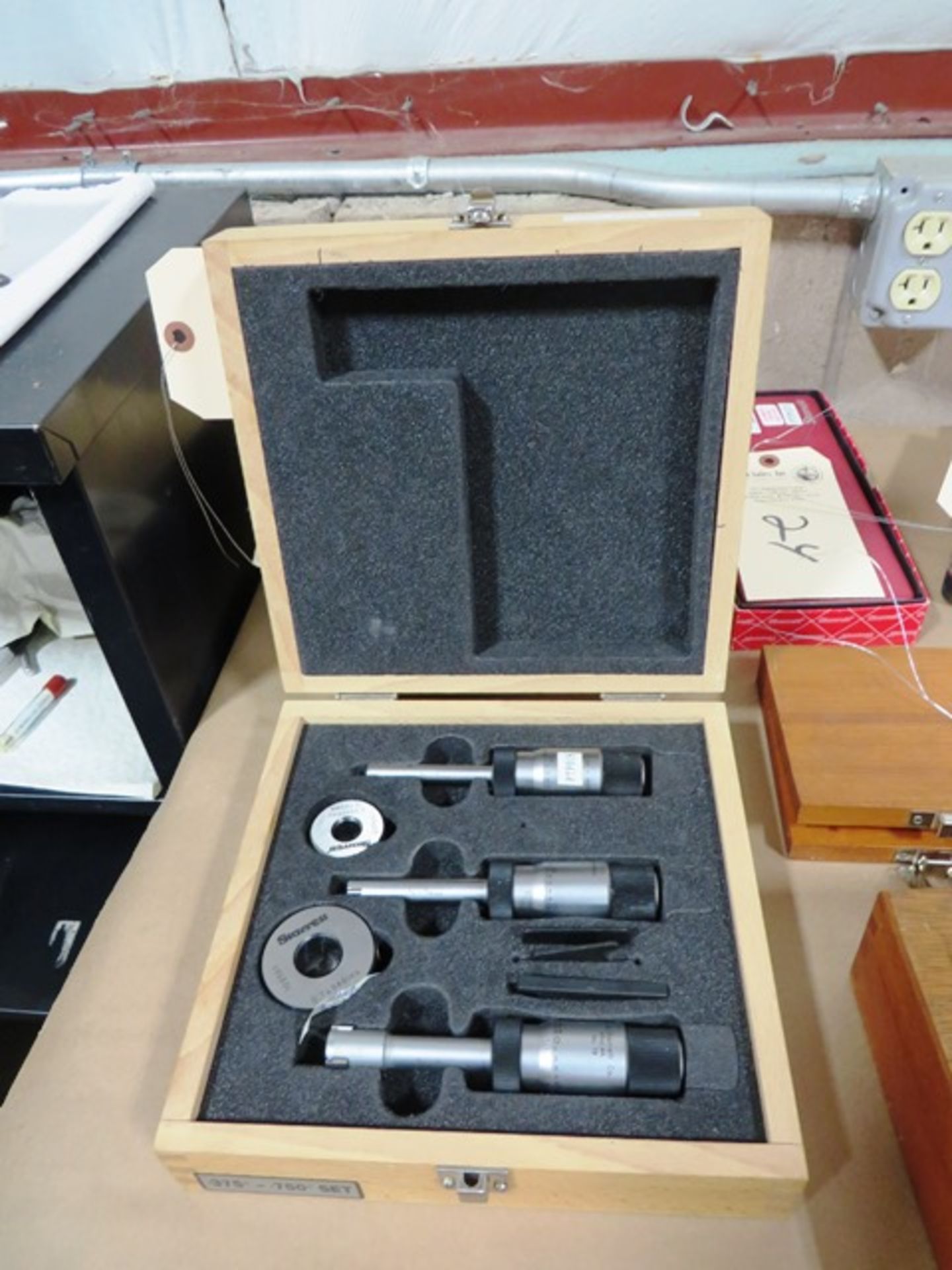 Starrett S78D2 Tri Micrometer Set .375 - .750'' Range