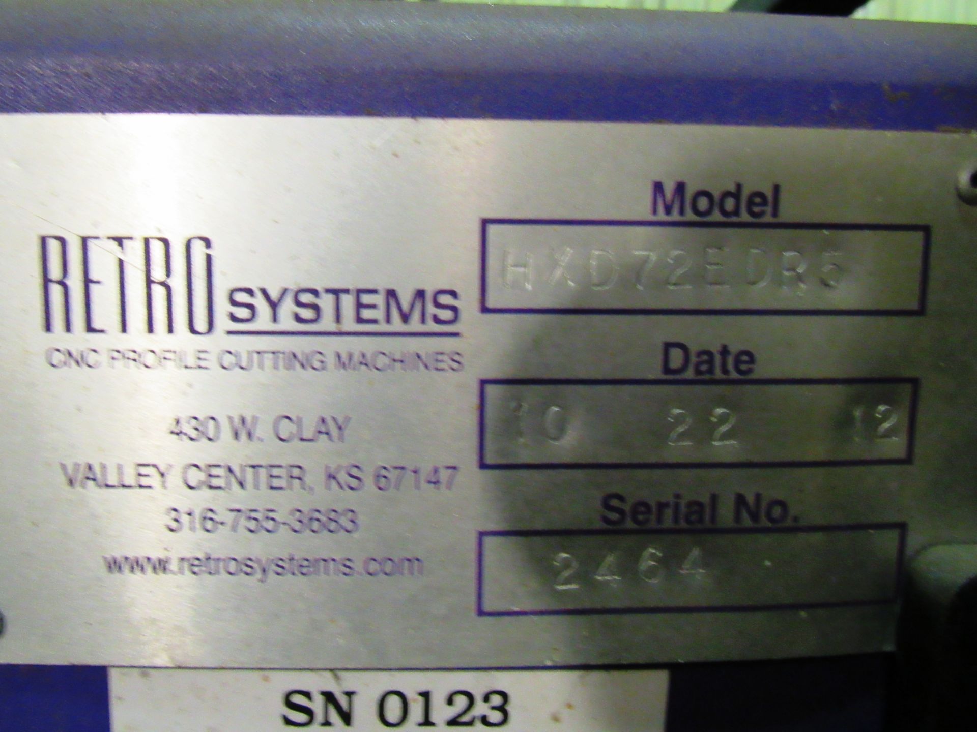 Retro Systems/Hypertherm HXD72EDR5 Plasma Burning Table - Image 6 of 7