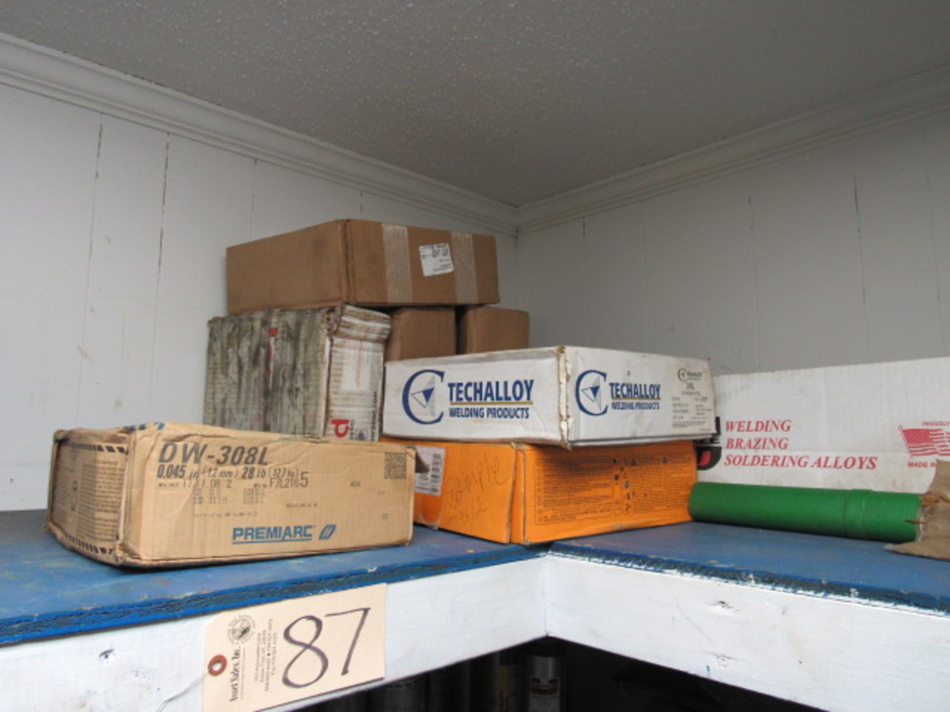 Weld Supply Room Including Wire, Rods & ACC (No Shelves) - Image 4 of 9