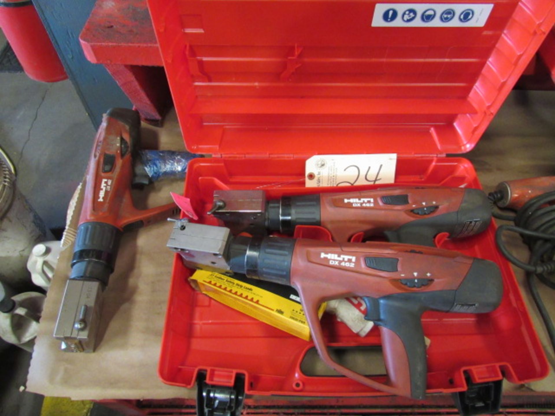 (3) Hilti DX462 Direct Powder Actuated Fastening Tools