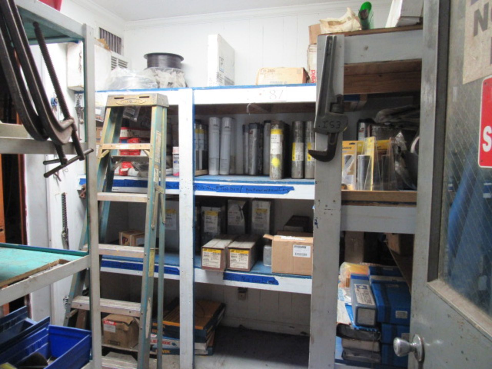 Weld Supply Room Including Wire, Rods & ACC (No Shelves)