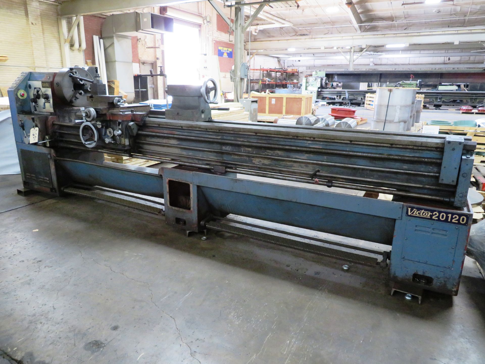 Victor 20'' Swing x 120'' Center Distance 20120 Gap Bed Engine Lathe