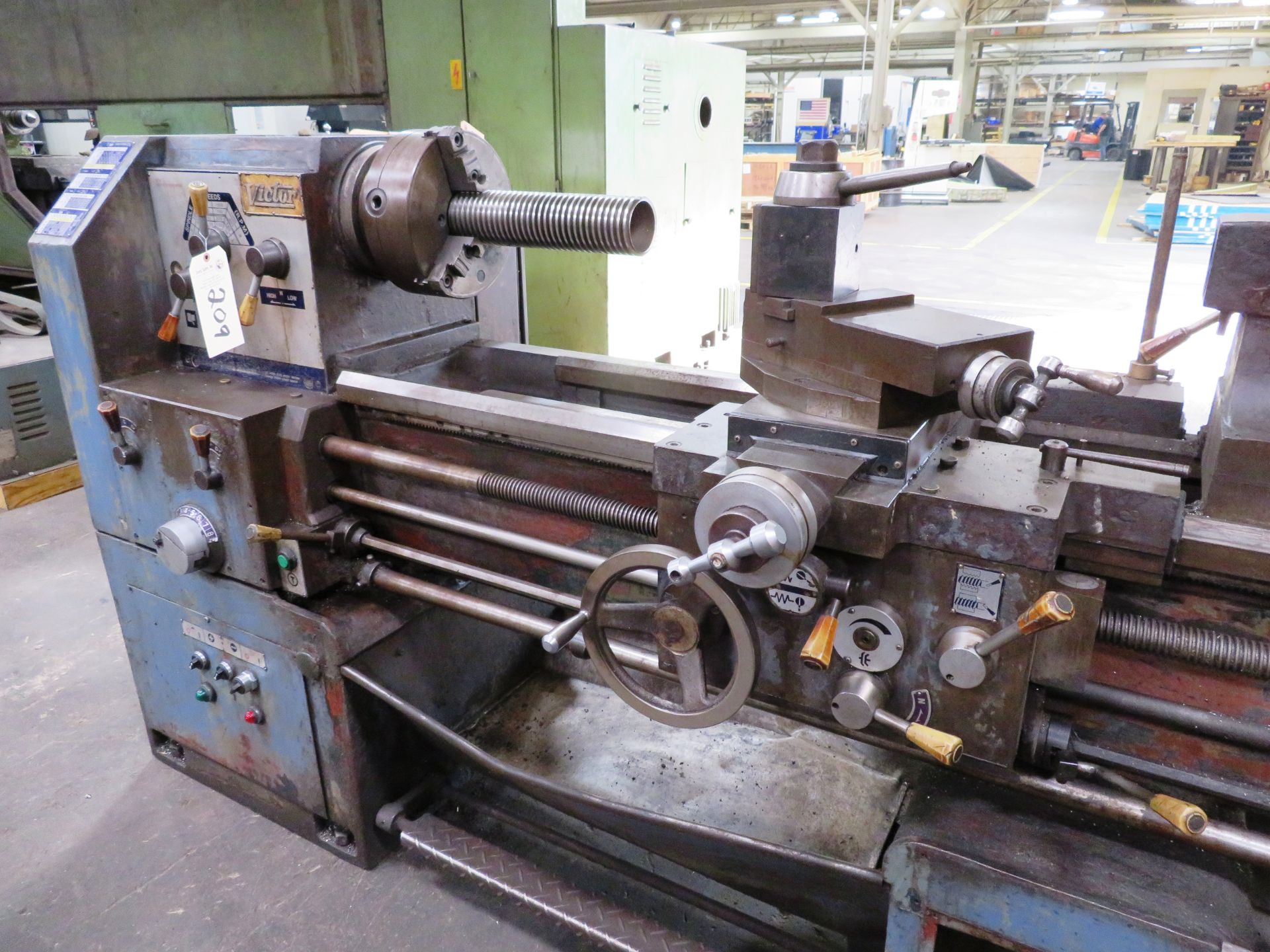 Victor 20'' Swing x 80'' Center Distance 2080 Gap Bed Engine Lathe - Image 2 of 7