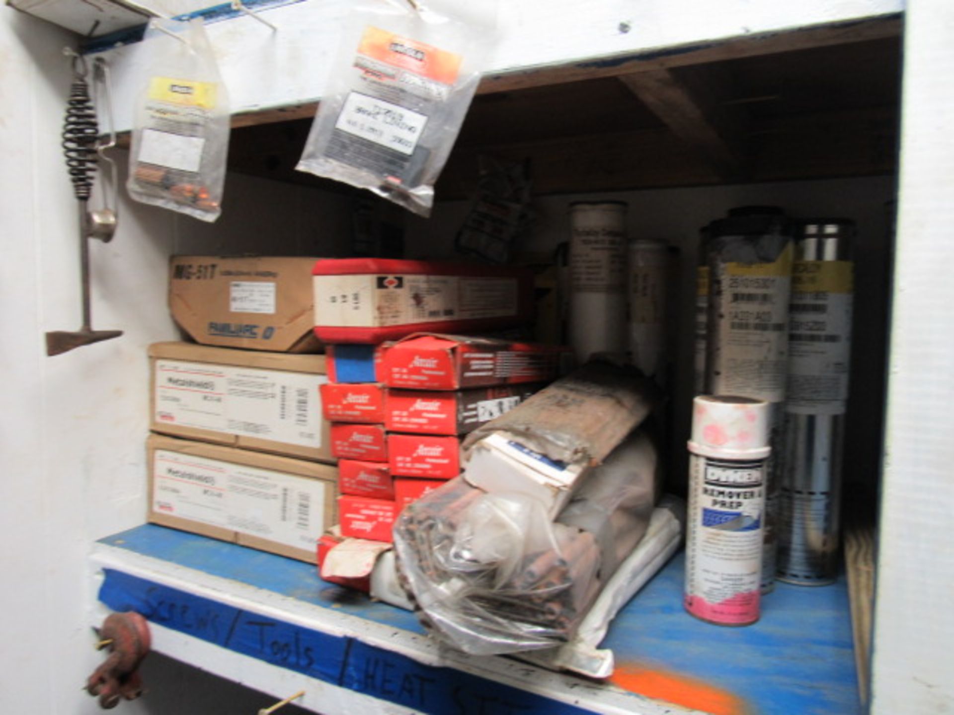 Weld Supply Room Including Wire, Rods & ACC (No Shelves) - Image 5 of 9