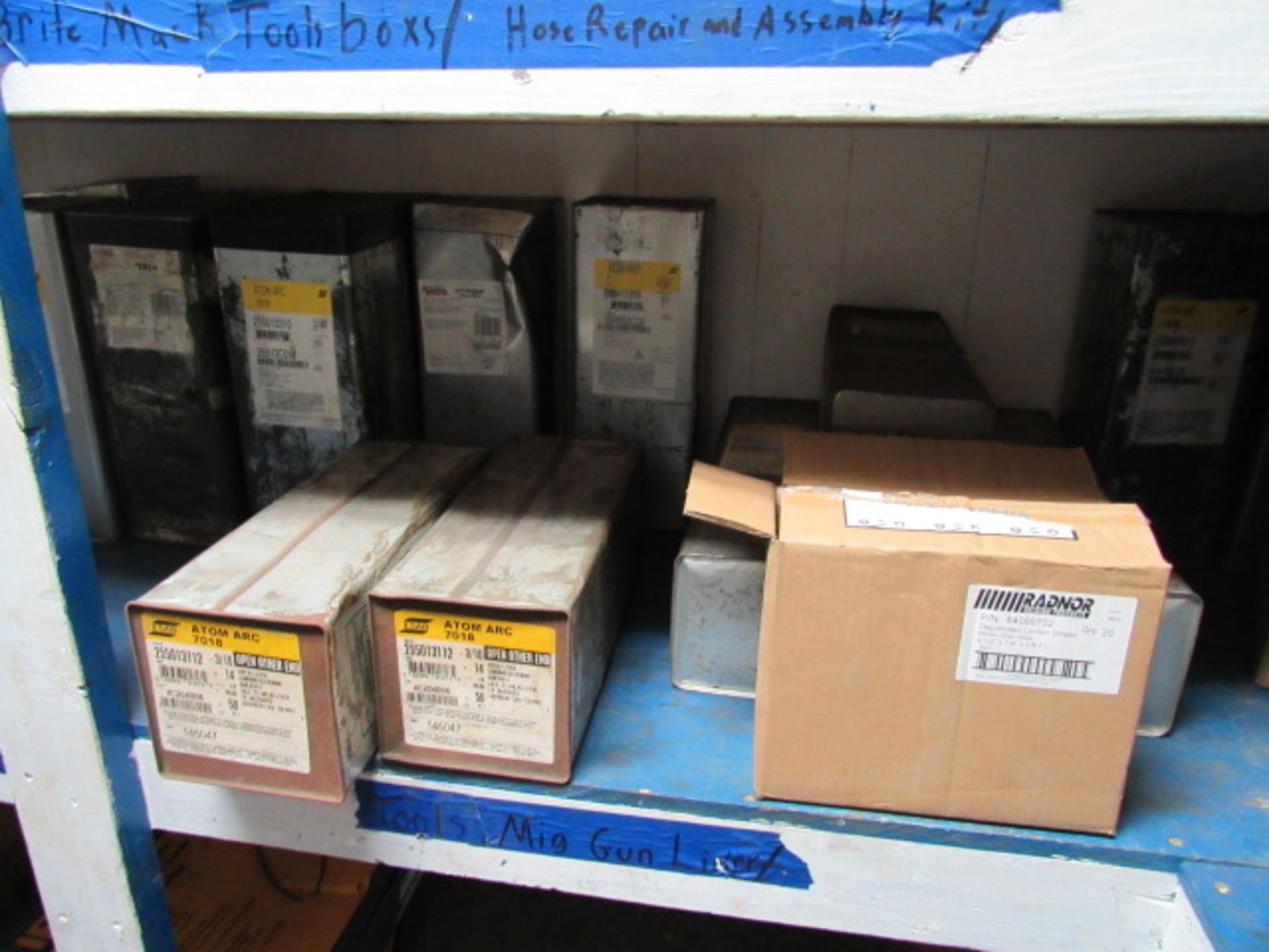 Weld Supply Room Including Wire, Rods & ACC (No Shelves) - Image 7 of 9