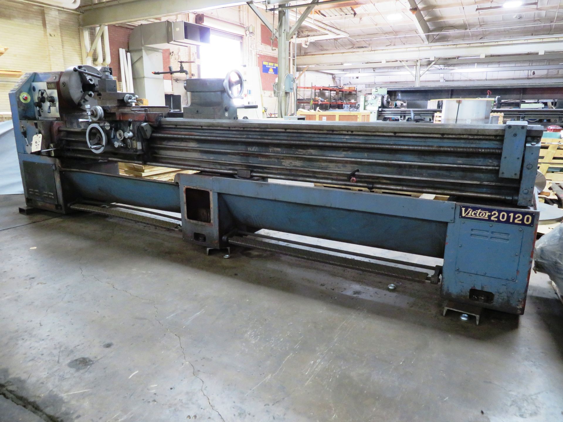 Victor 20'' Swing x 120'' Center Distance 20120 Gap Bed Engine Lathe - Image 5 of 6