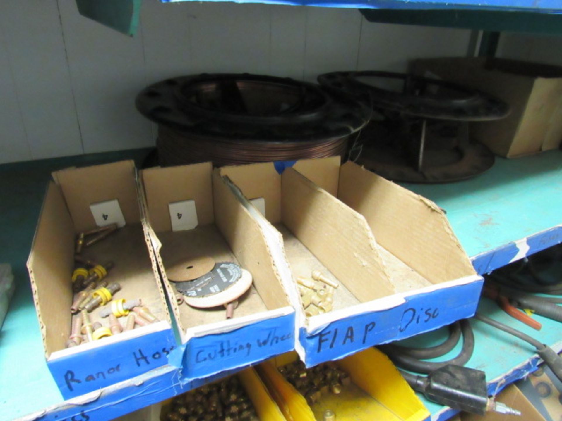 Weld Supply Room Including Wire, Rods & ACC (No Shelves) - Image 9 of 9