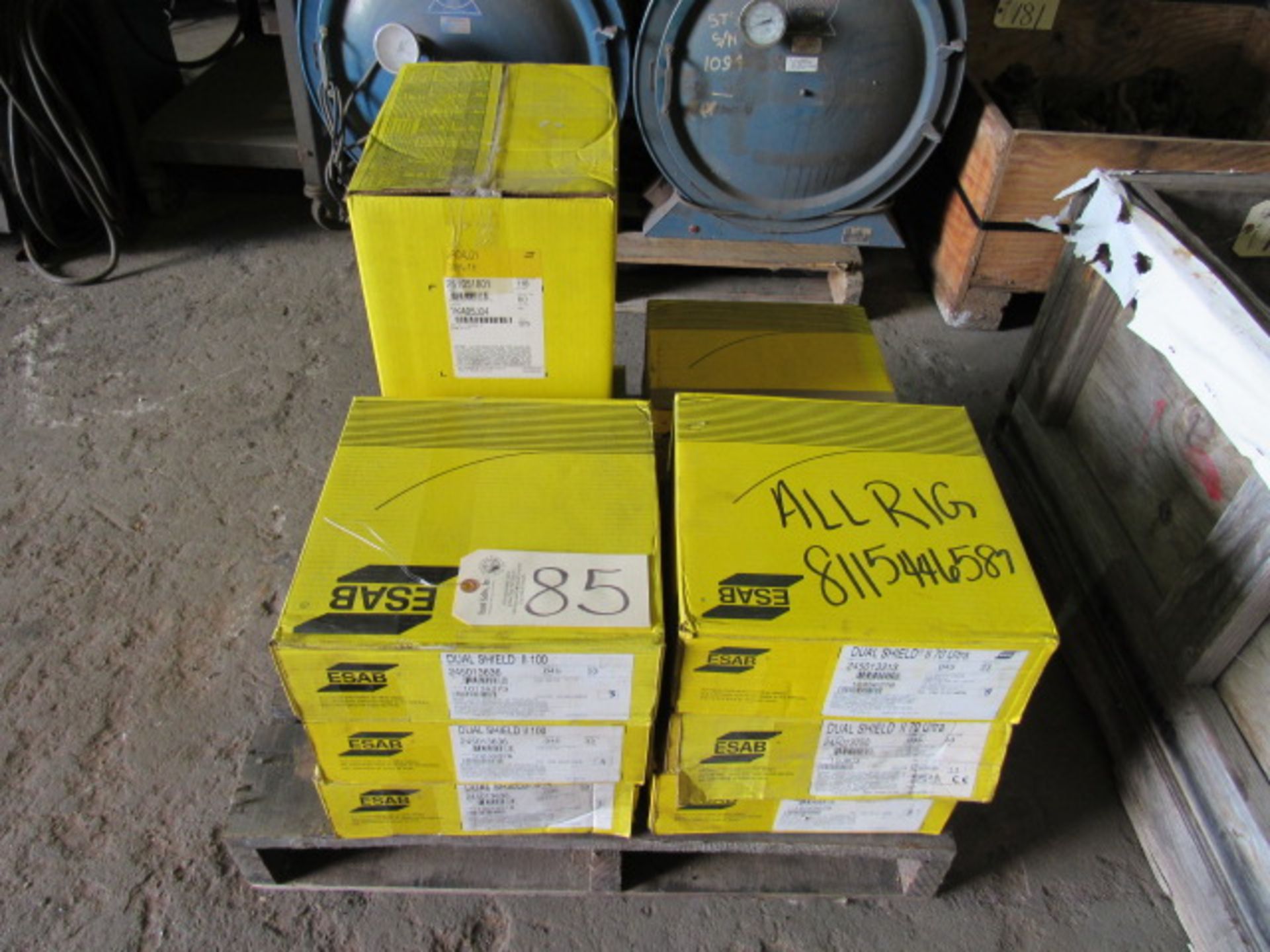 (10) Boxes of ESAB Weld Wire & (1) Box of Arcoloy 309L-16