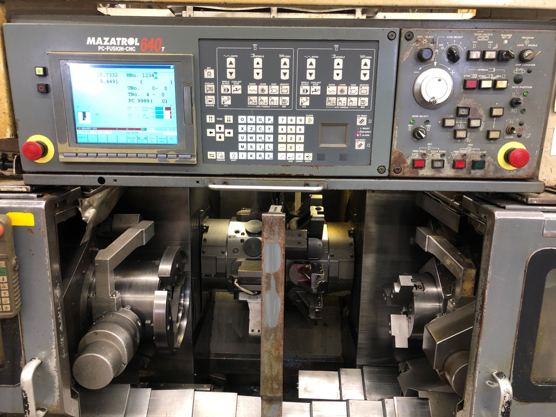 Mazak Multiplex 4200 Dual Spindle CNC Lathe - Bild 8 aus 12