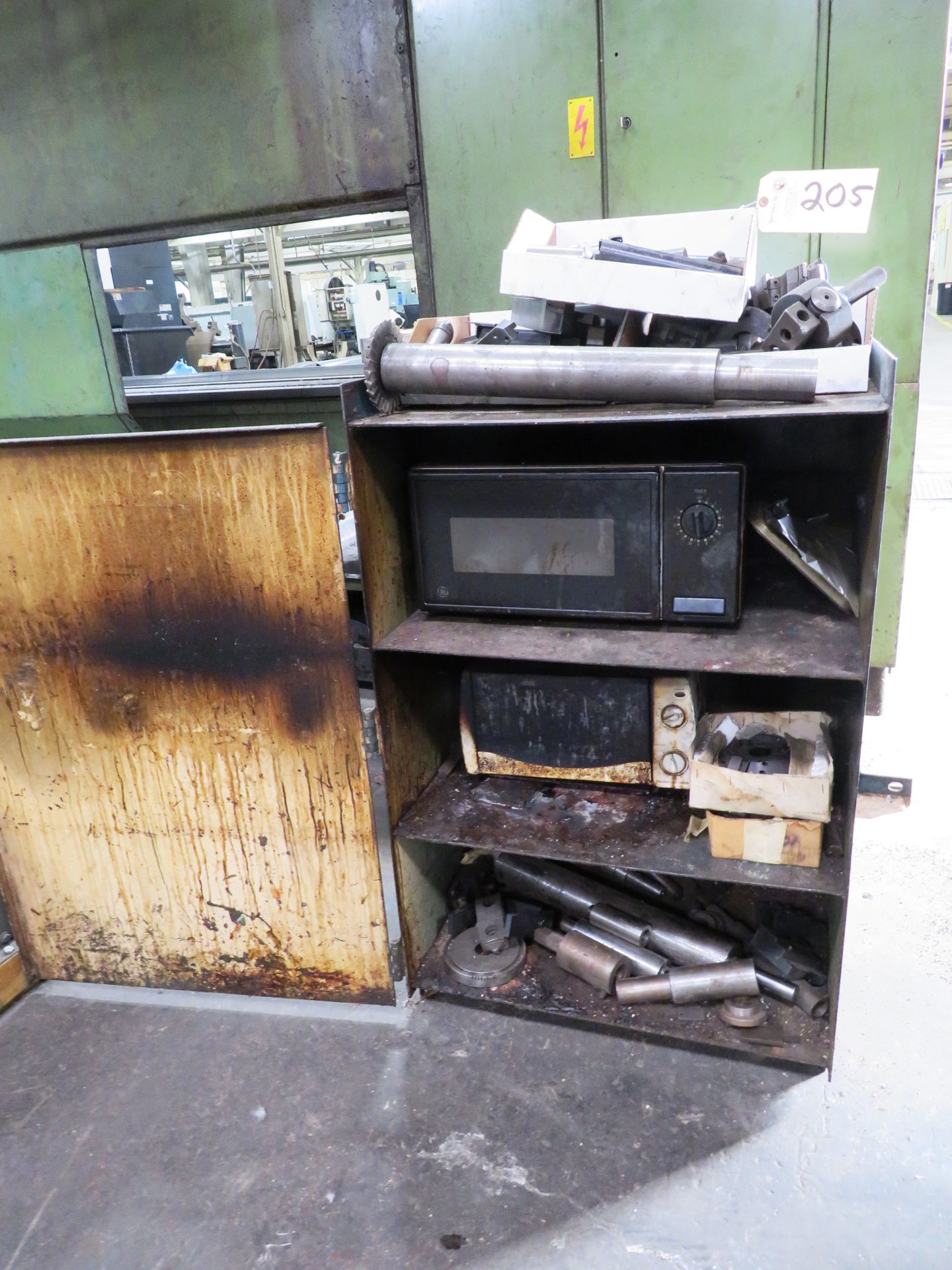 Cabinet with Assorted Lathe Tooling & Contents - Image 3 of 3