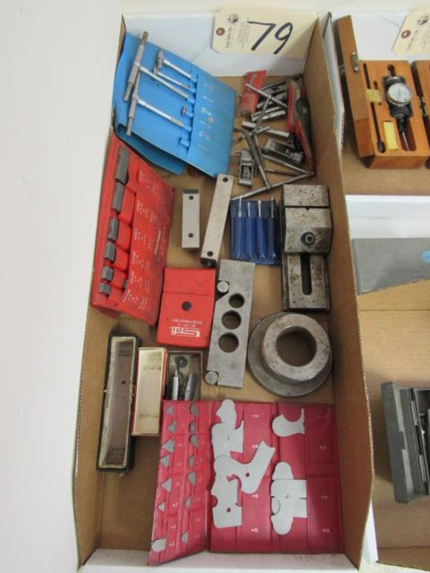 2 Boxes of Vise, Blocks, Parallels, Miscellaneous Gauges