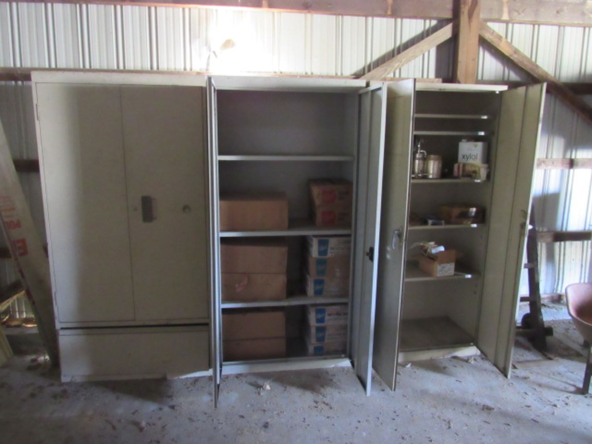 (3) Cabinets (No Contents)