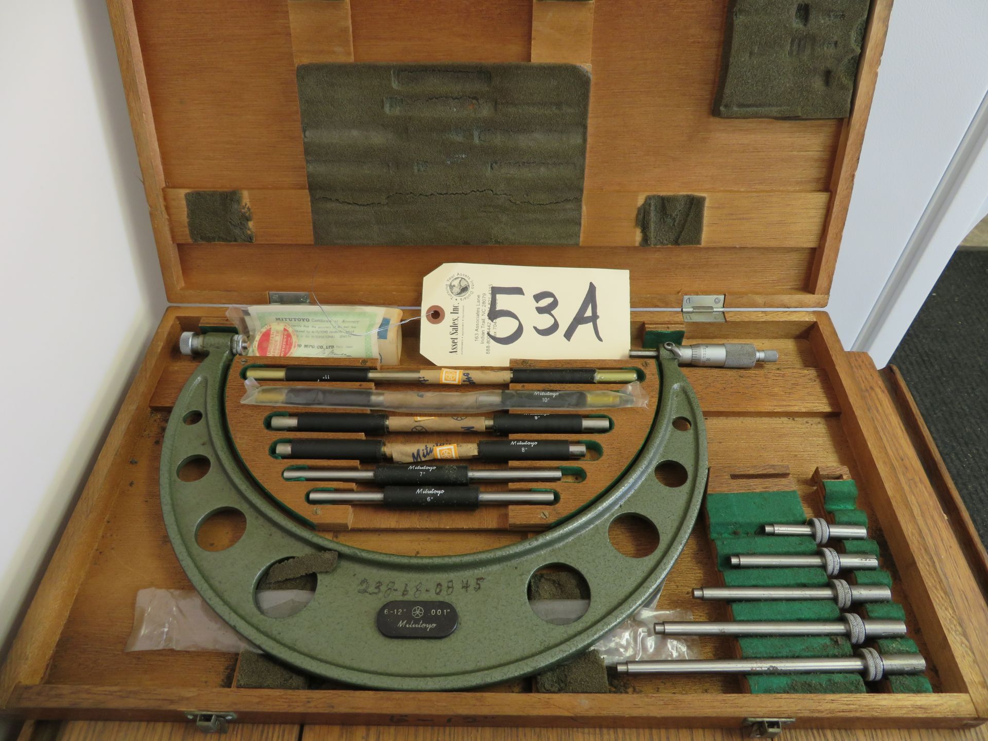 Mitutoyo 6" - 12" Micrometers