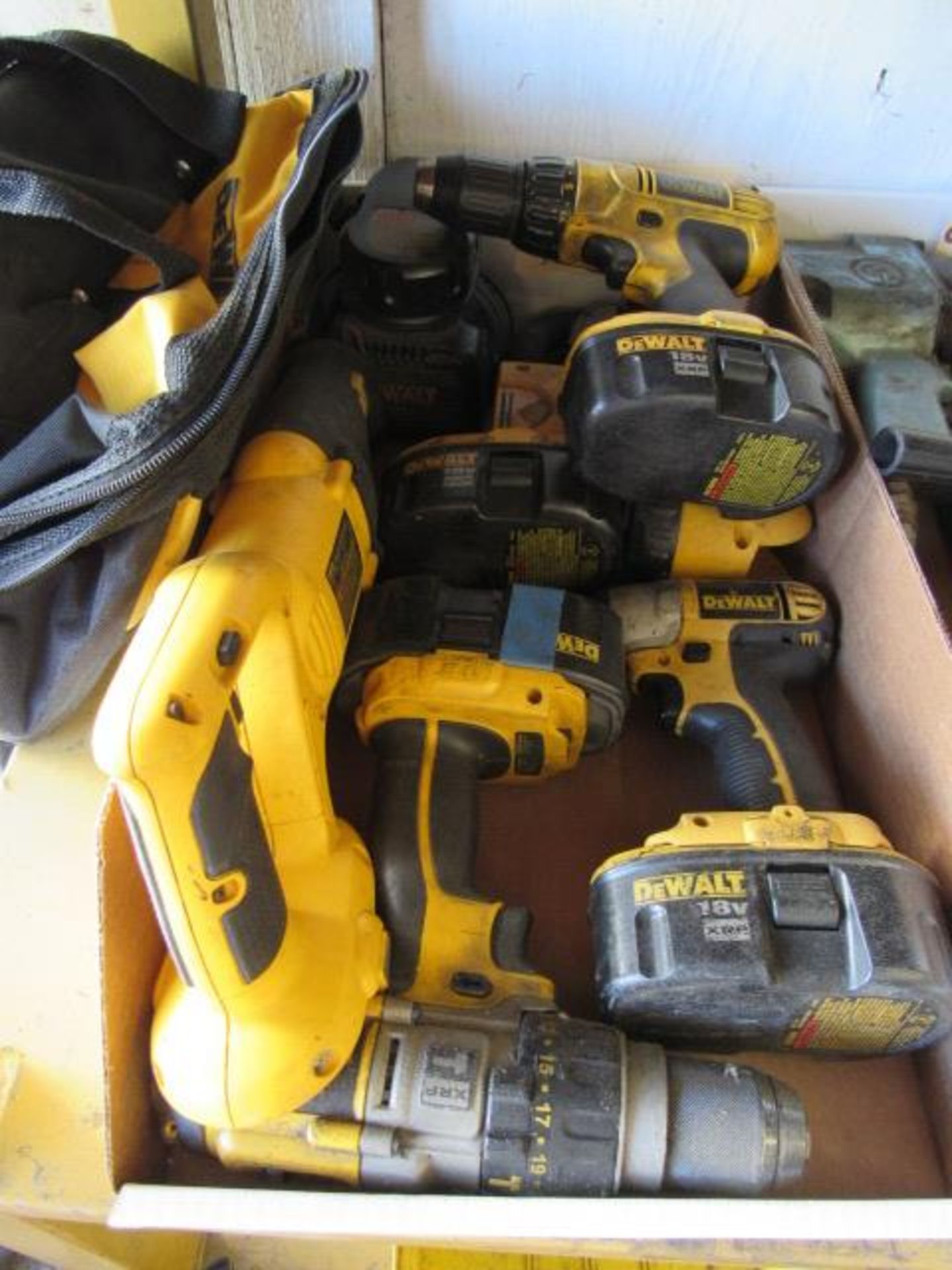 DeWalt 18 Volt Drills & Saw with (3) Batteries and Chargers