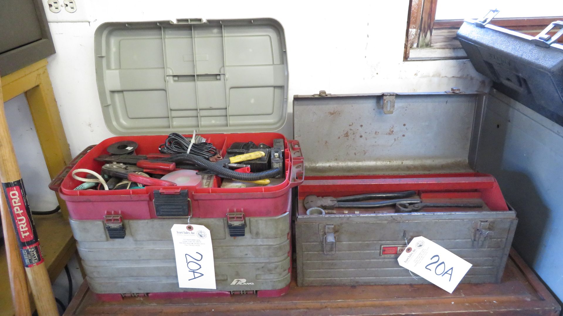 (2) Boxes of Plano & Craftsman Tools