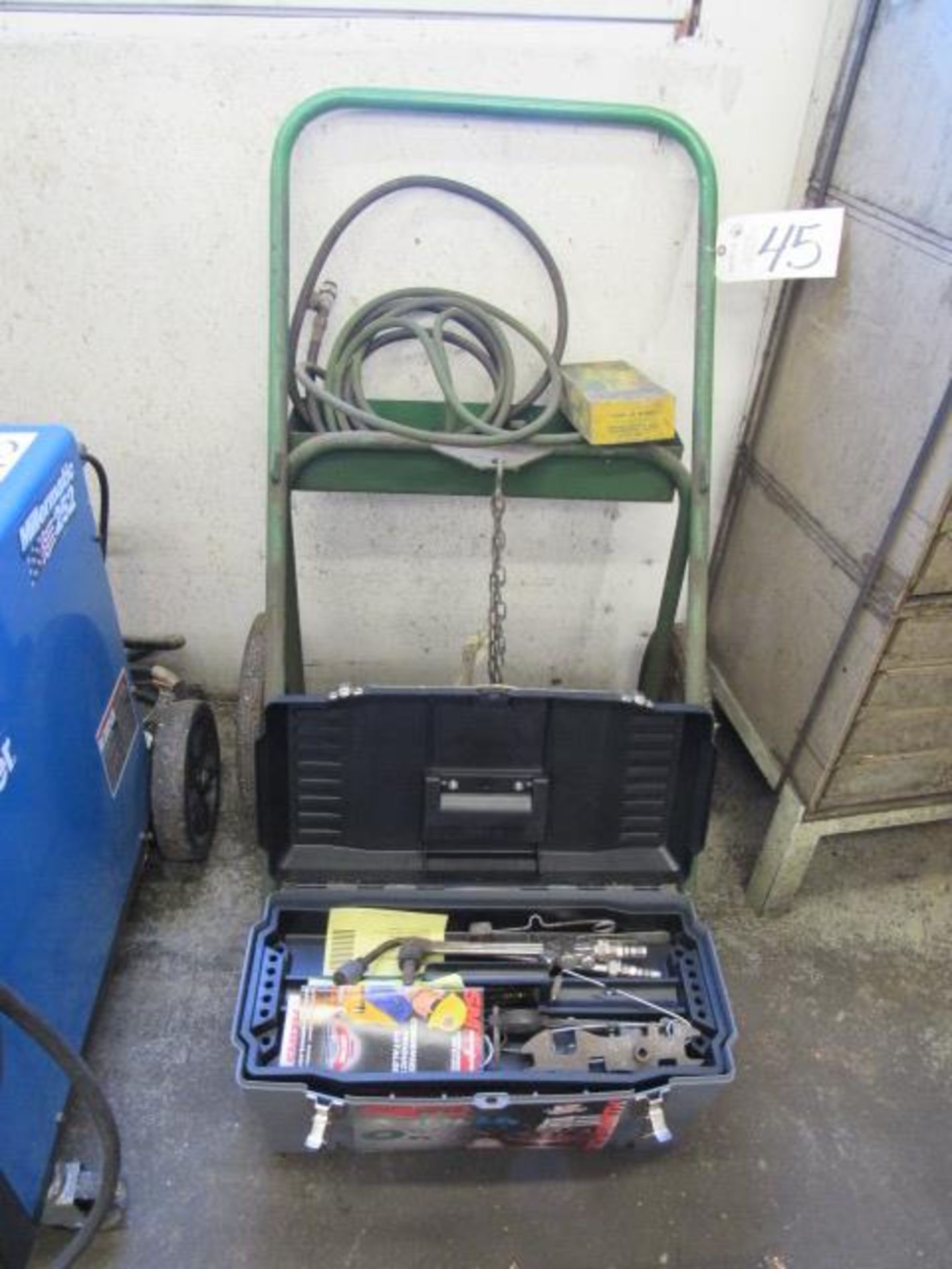 Oxy Acetylene Torch Cart with Torch Set