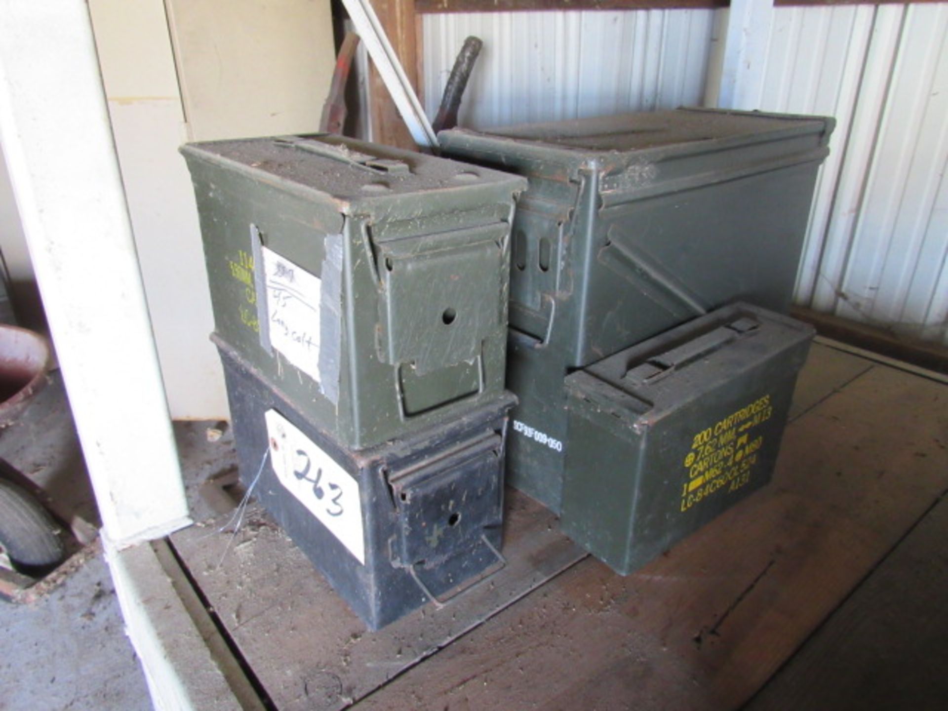 (4) Ammo Containers