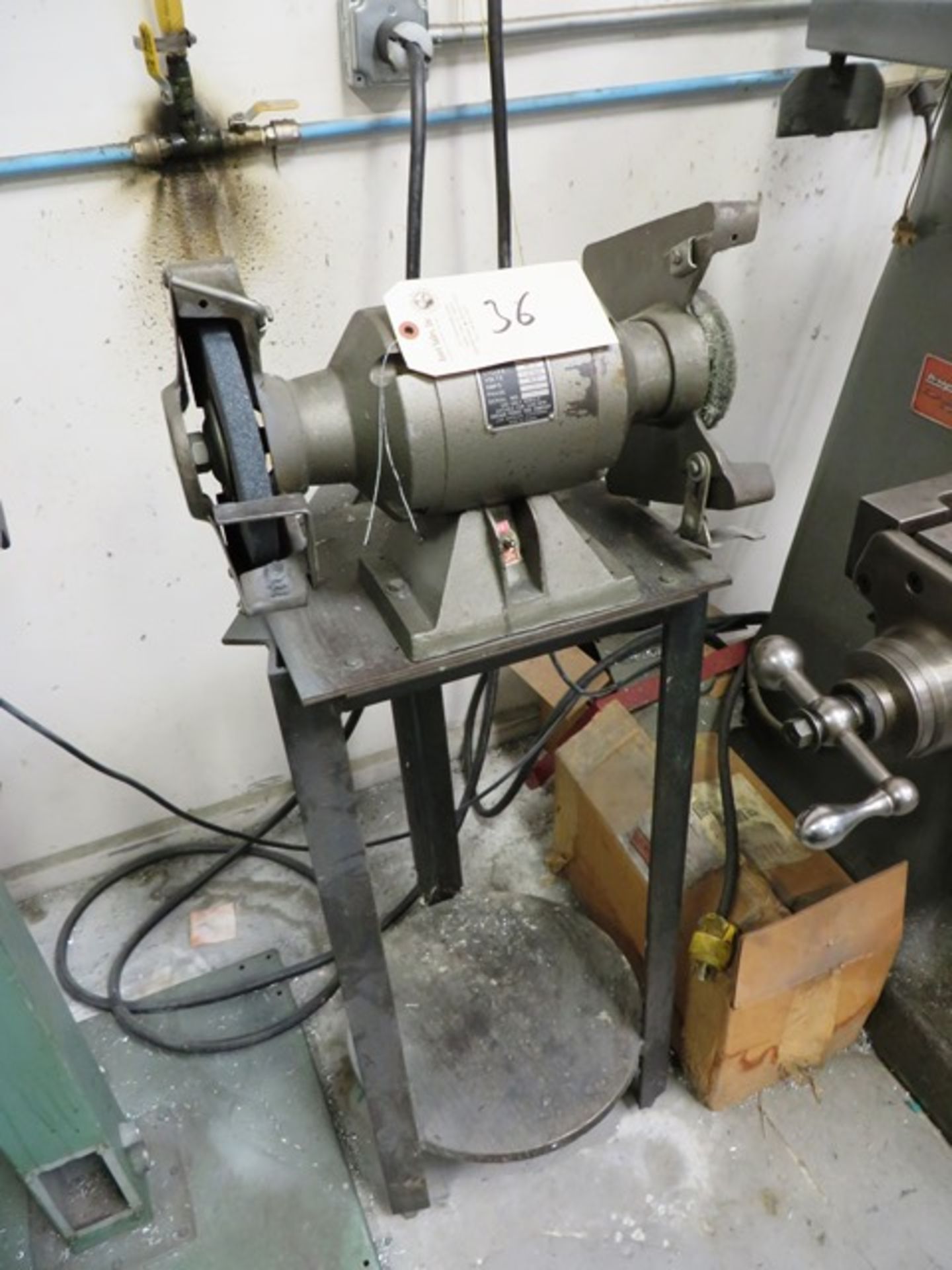 Chicago Power Tool 8'' Double End Pedestal Grinder