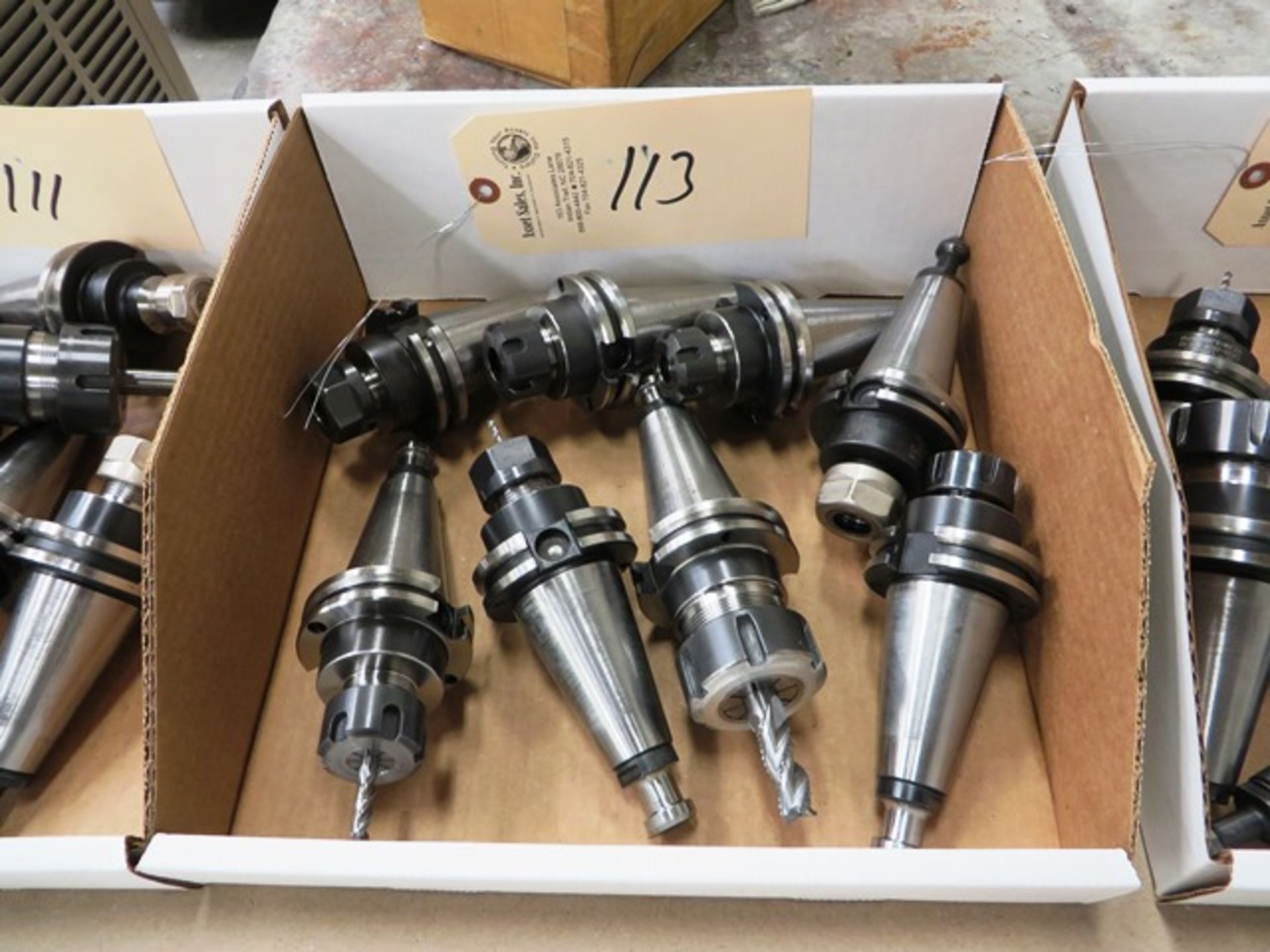 (8) CAT40 Taper Tool Holders