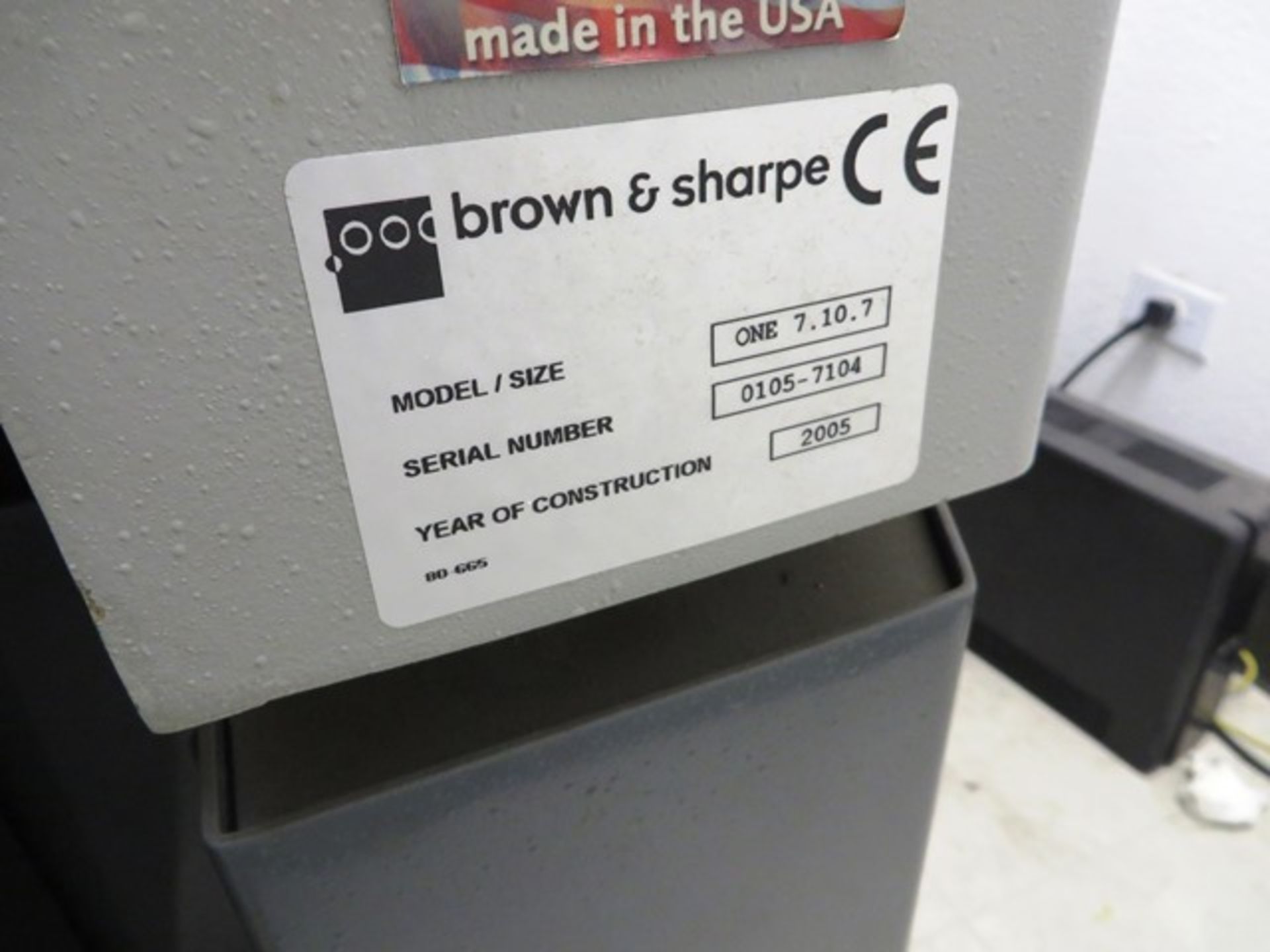 Brown & Sharpe One 7.7.5 CNC Coordinate Measuring Machine - Image 6 of 6