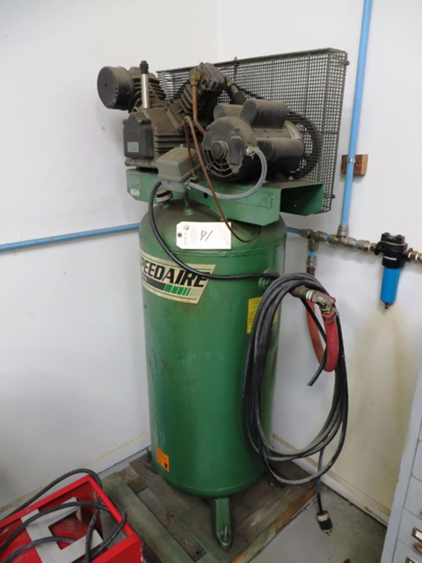 Speed Air 5 HP 2 Stage Vertical Air Compressor Single Phase