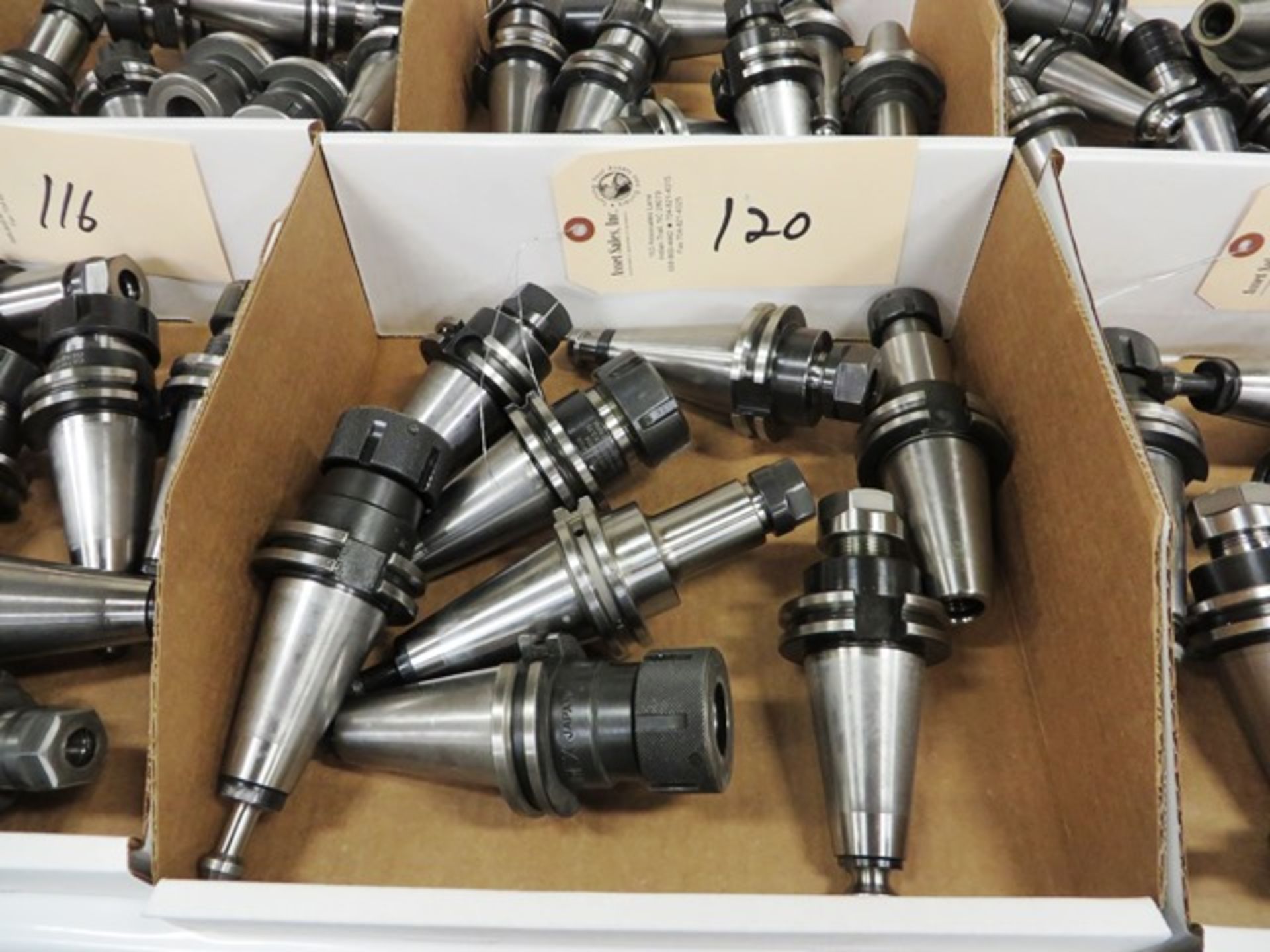 (8) CAT40 Taper Tool Holders