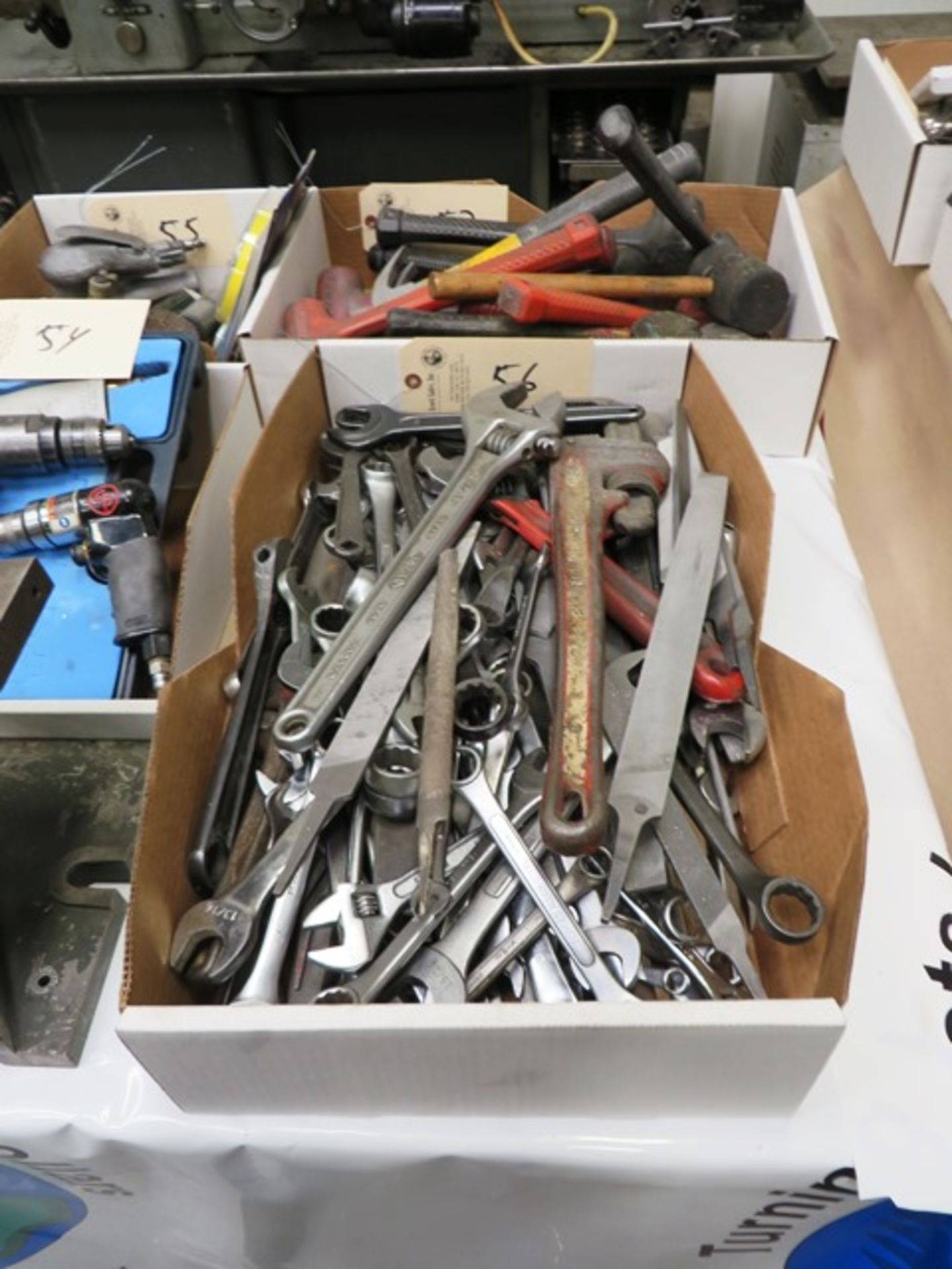 Assorted Wrenches & Files