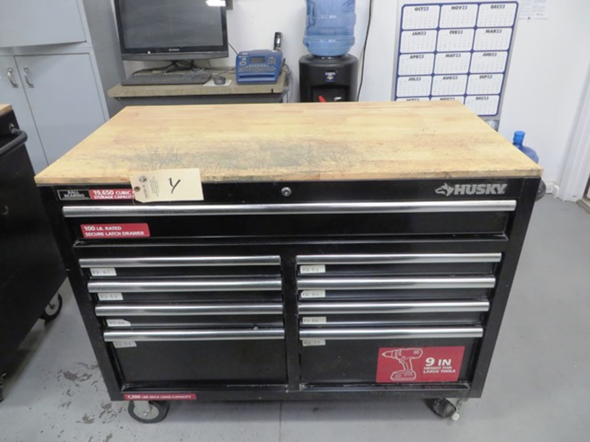 Husky 9 Drawer Portable Tool Box