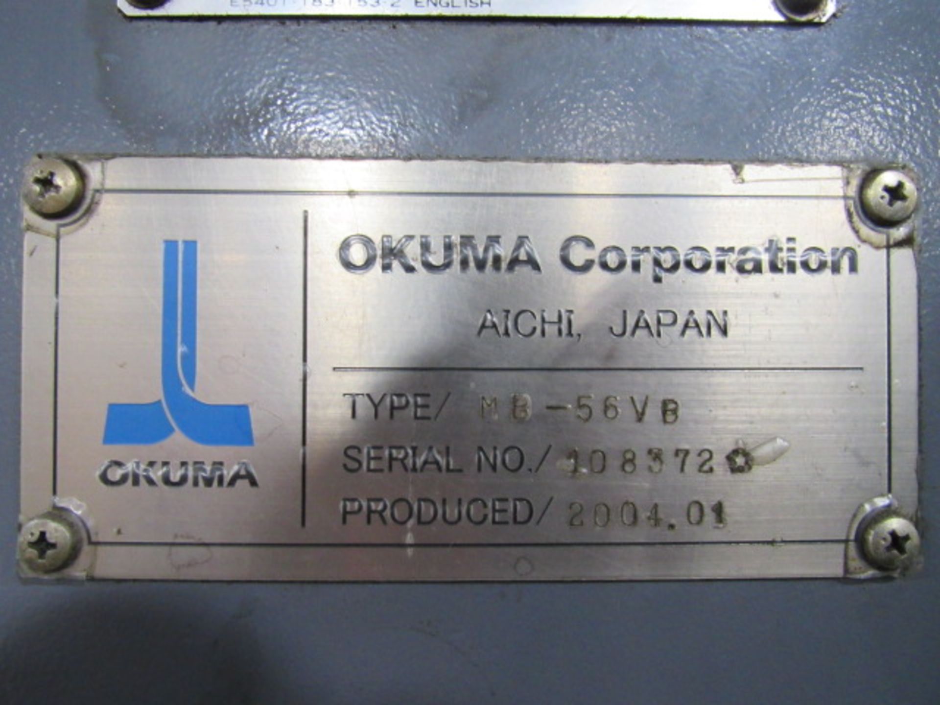 Okuma Ace Center MB-56VB CNC Vertical Machining Center - Image 11 of 11