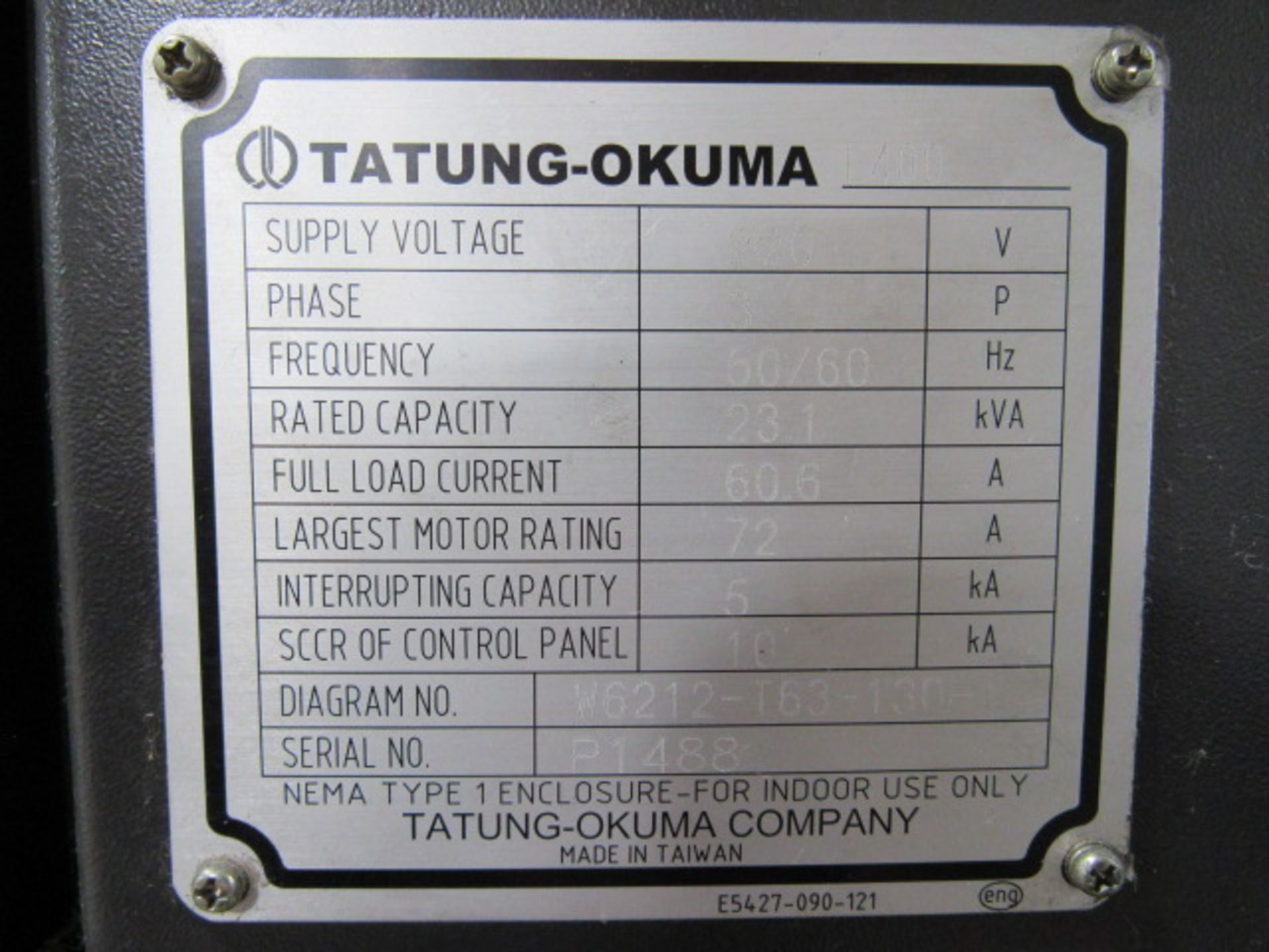 Okuma L400 CNC Turning Center - Image 7 of 7
