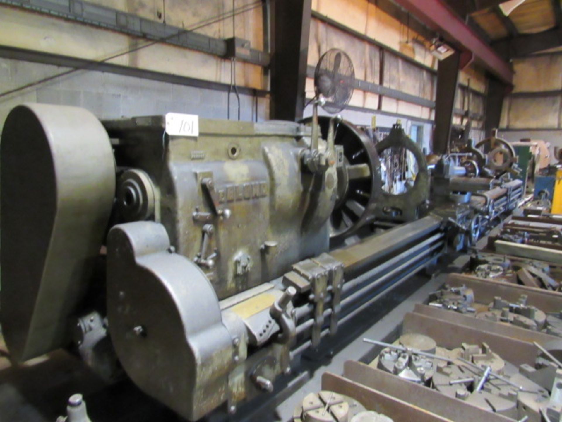 Leblond 44'' Swing x 240'' Centers Heavy Duty Engine Lathe with 34'' 4-Jaw Chuck, Threading, 255 - Image 8 of 9