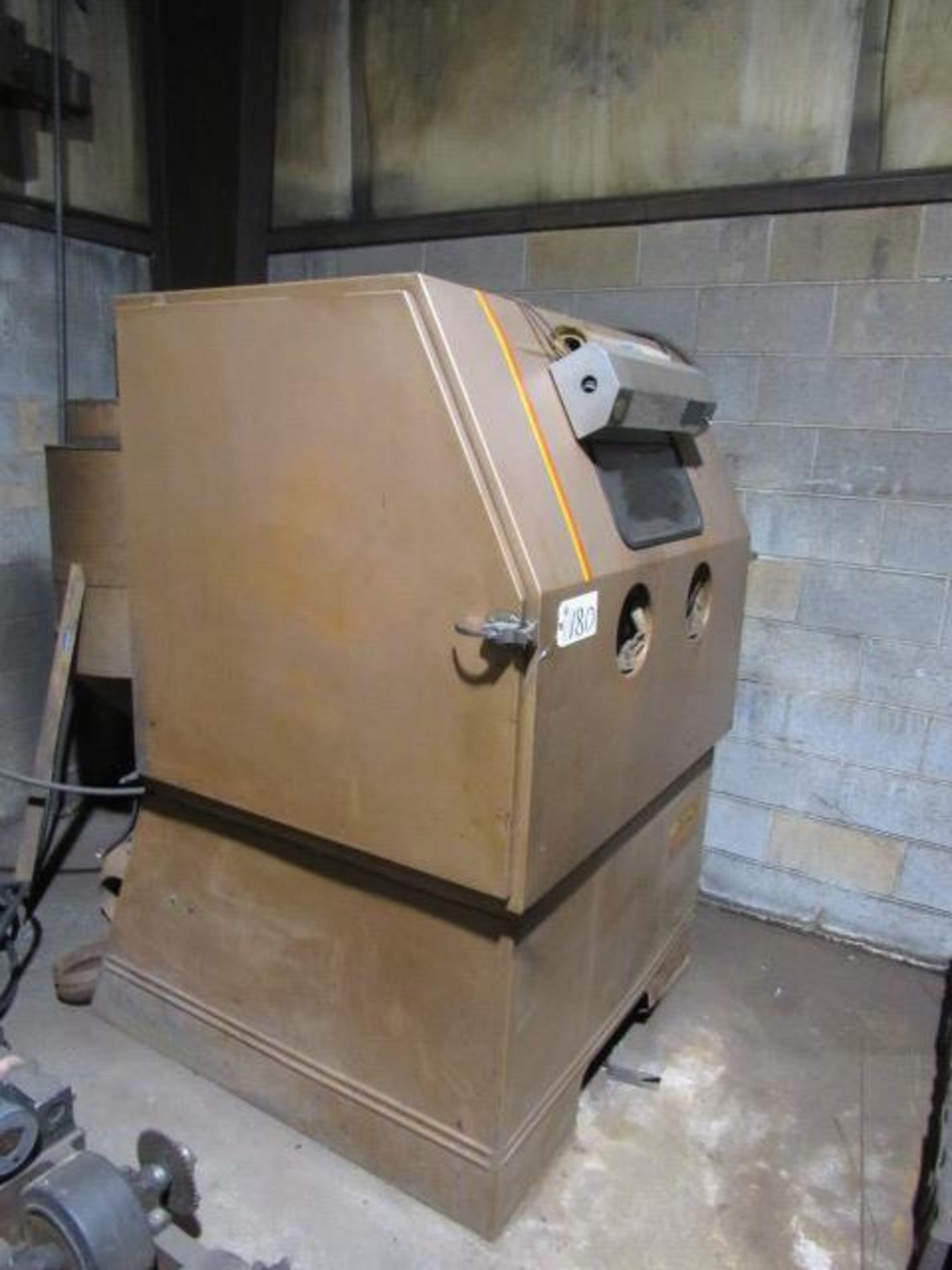 Zero BNT250 Blast Cabinet with Rotary Table & Track, Dust Collector, 3' x 4' Capacity, sn:32062