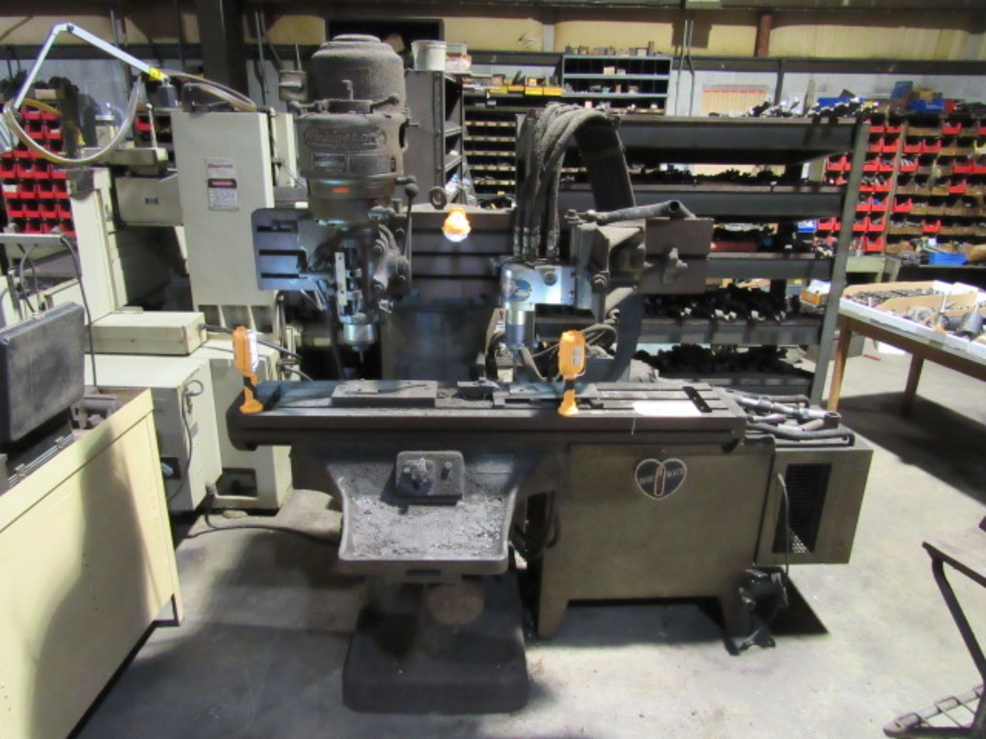 Bridgeport #8 Mill with 2720 RPM, True Trace B-360 Attachment, R8 Spindle, 9'' x 48'' Table & True