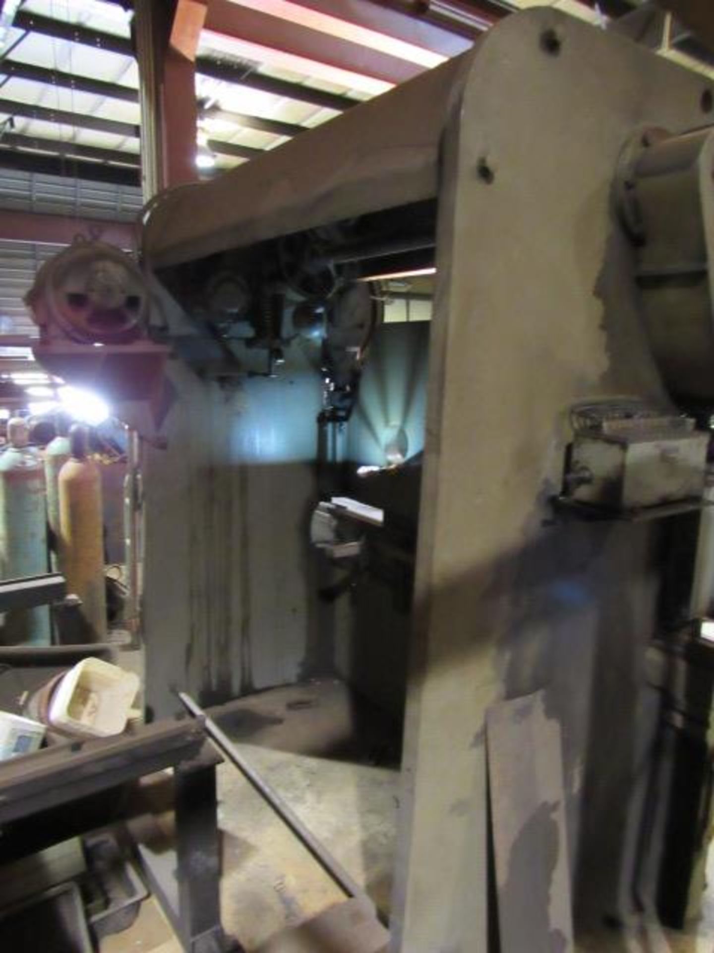 Struthers Wells 130 Ton Mechanical Press Brake with 8' W x Approx. 1/4'' Capacity, Foot Pedal, - Image 6 of 8