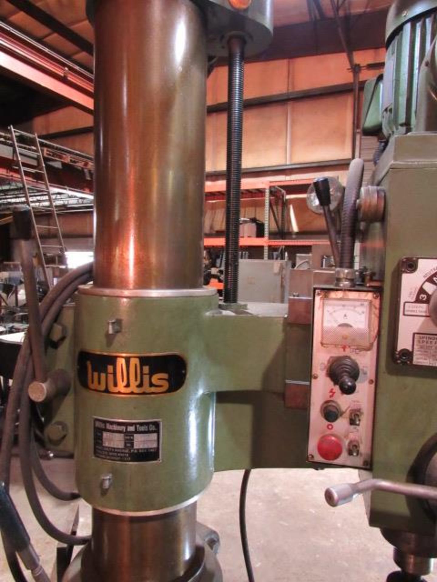 Willis RD-750, 30'' Radial Arm Drill with 8'' Column, 1-1/2'' Drilling Capacity, T-Slotted Box - Bild 3 aus 8